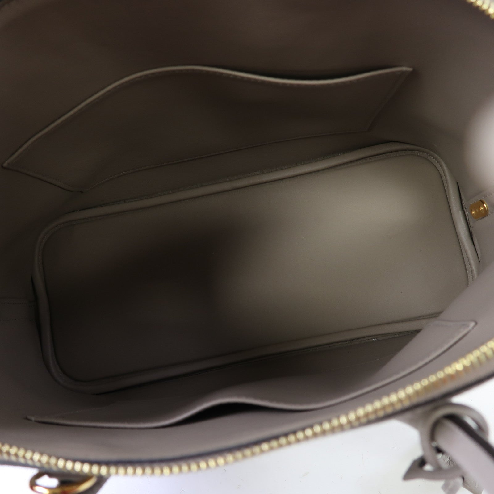 HERMES Evercolor皮革Bolide1923 31金扣手挽肩背兩用袋瀝青灰色