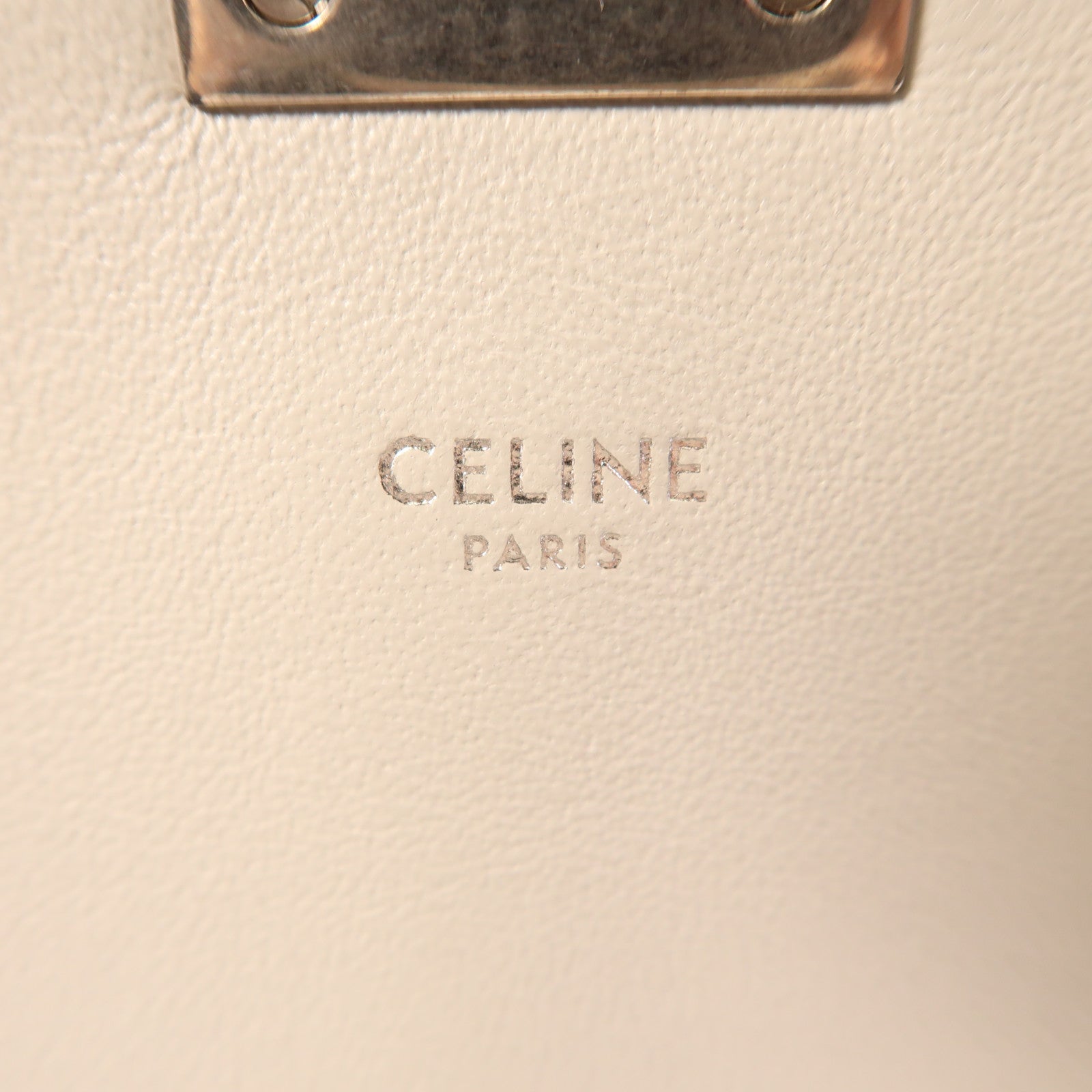 CELINE 牛皮皮革Medium C鏈帶肩背袋