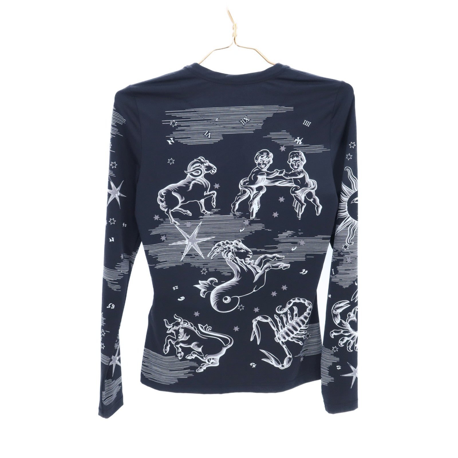 HERMES Polyamide/Elastane Astrologie Bandana上衣
