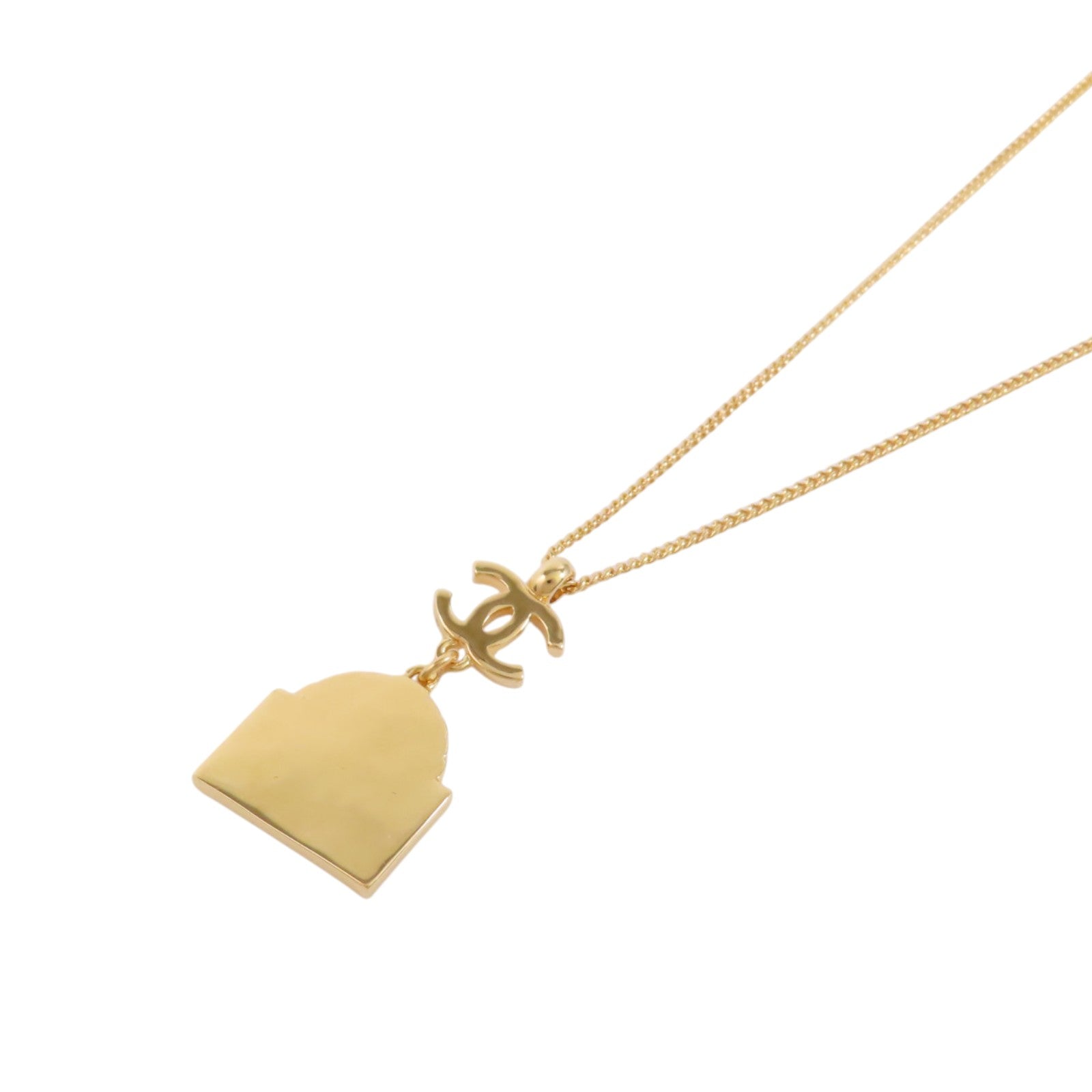 CHANEL CC GHW Necklace B22A Metal