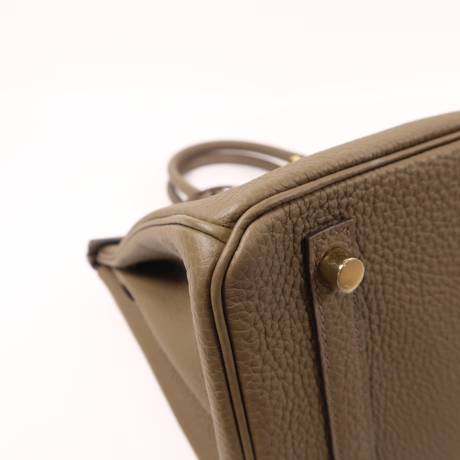 HERMES Togo皮革Birkin 30金扣手挽袋