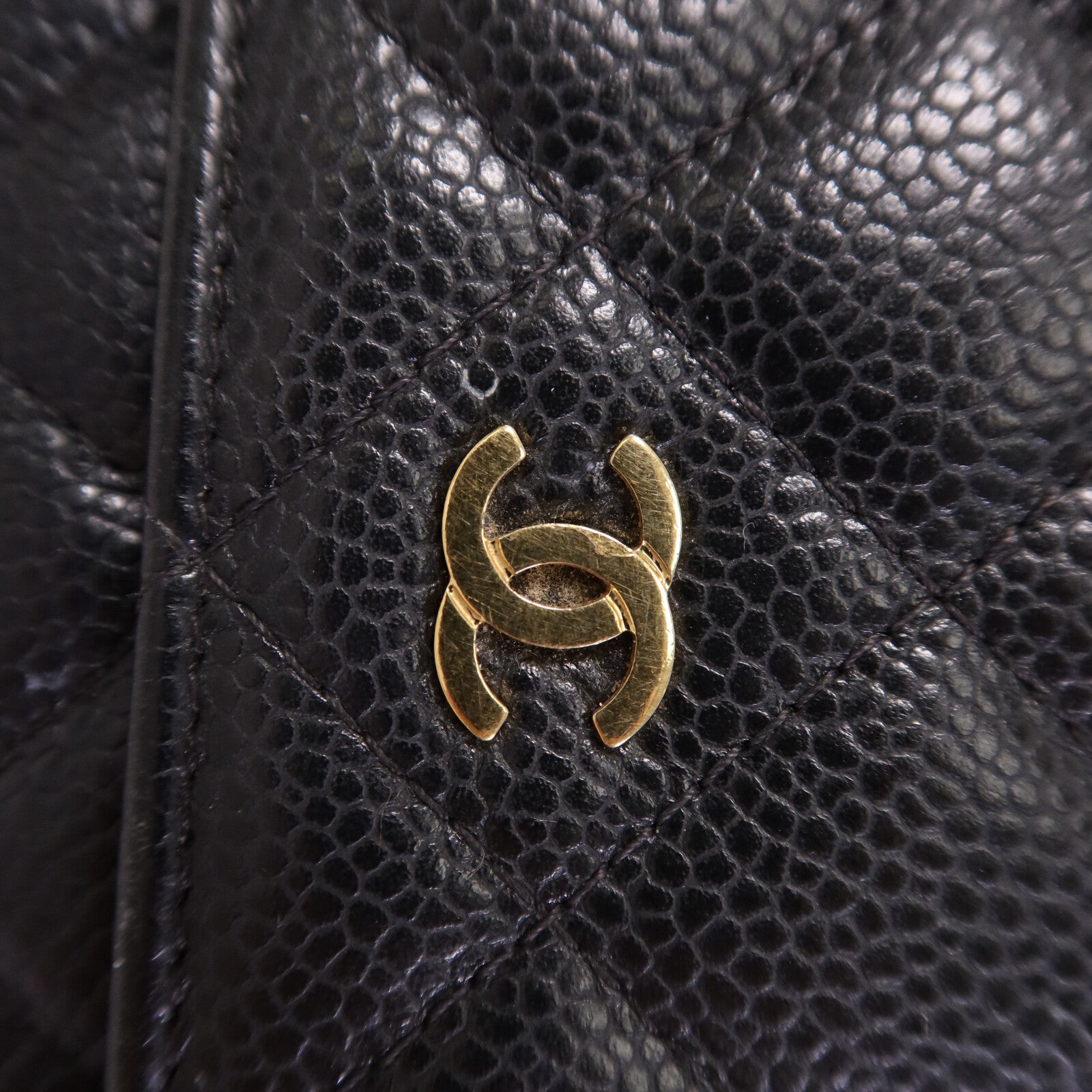 CHANEL 牛皮皮革WOC Wallet On Chain金扣鏈帶肩背袋