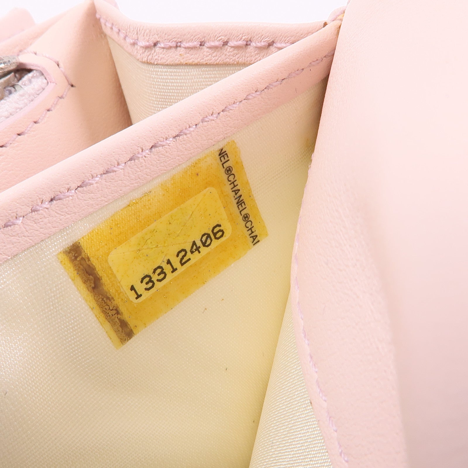 CHANEL 牛皮皮革Long Wallet銀扣長錢包