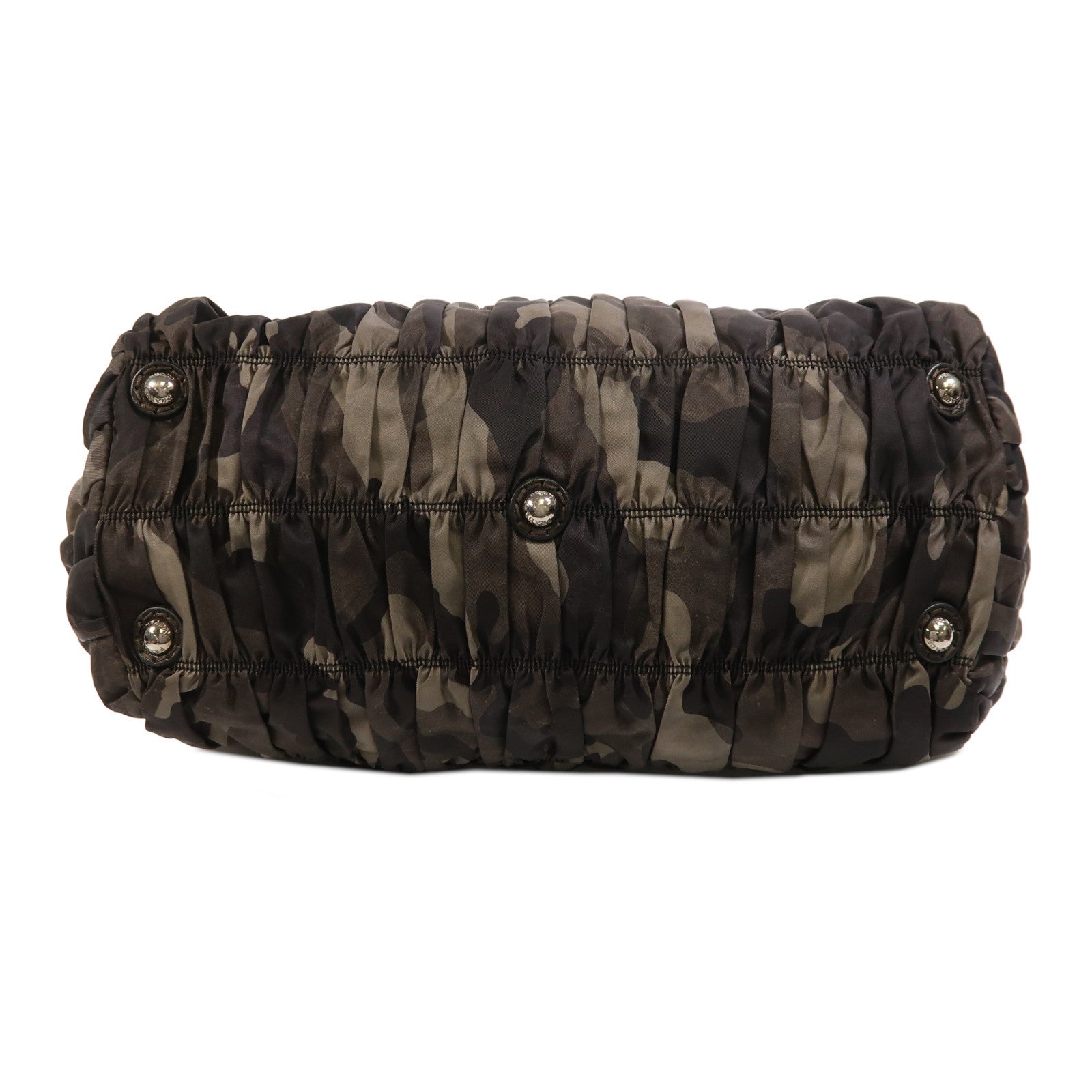 PRADA 尼龍2 Way Shoulder銀扣手挽肩背兩用袋