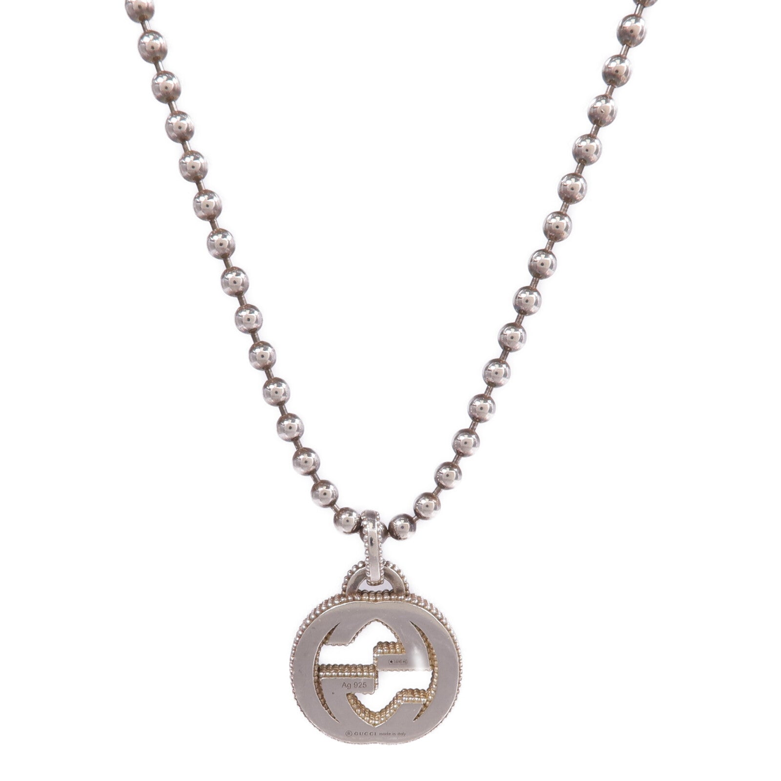 GUCCI 925純銀Necklace項鍊