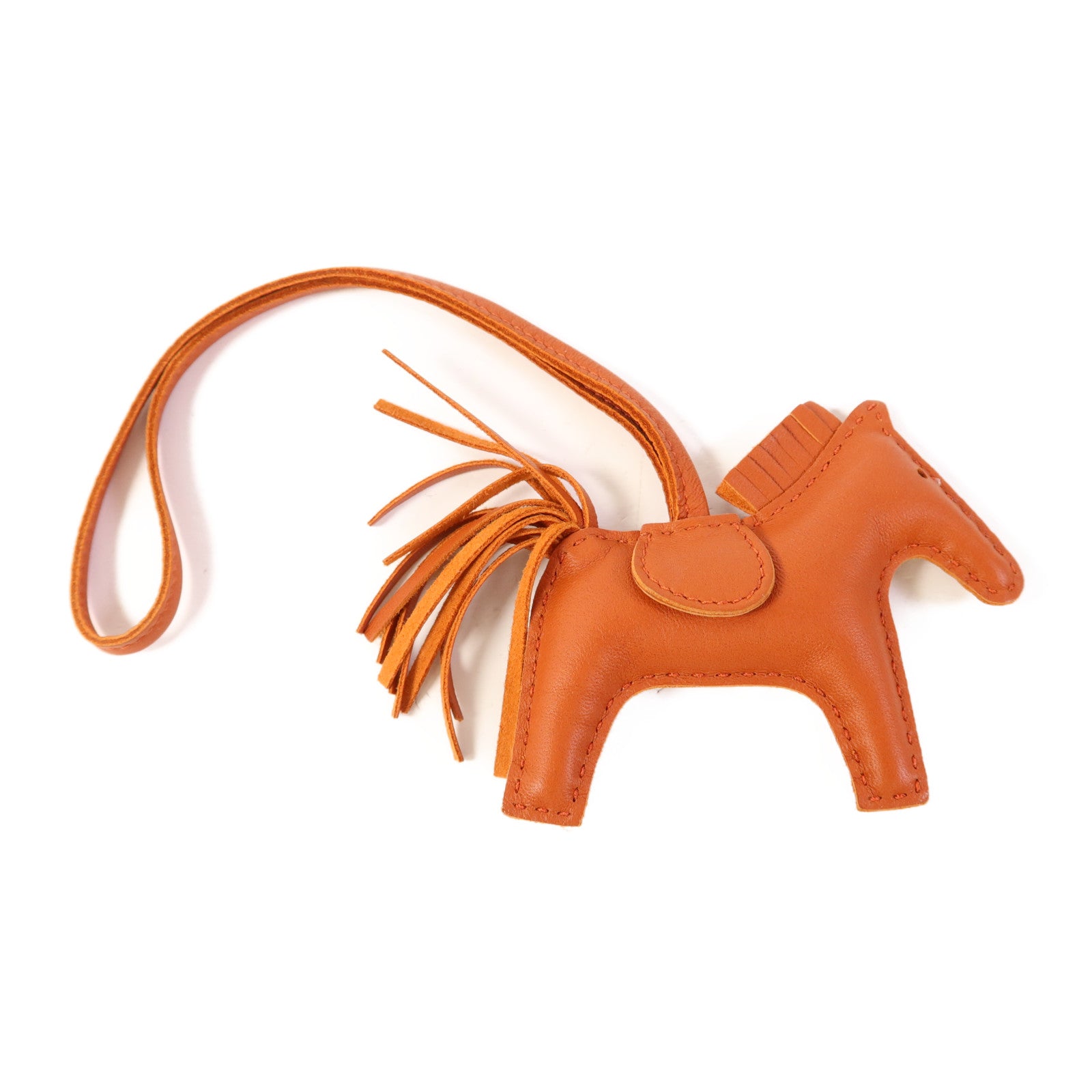 HERMES Milo皮革Rodeo PM掛飾