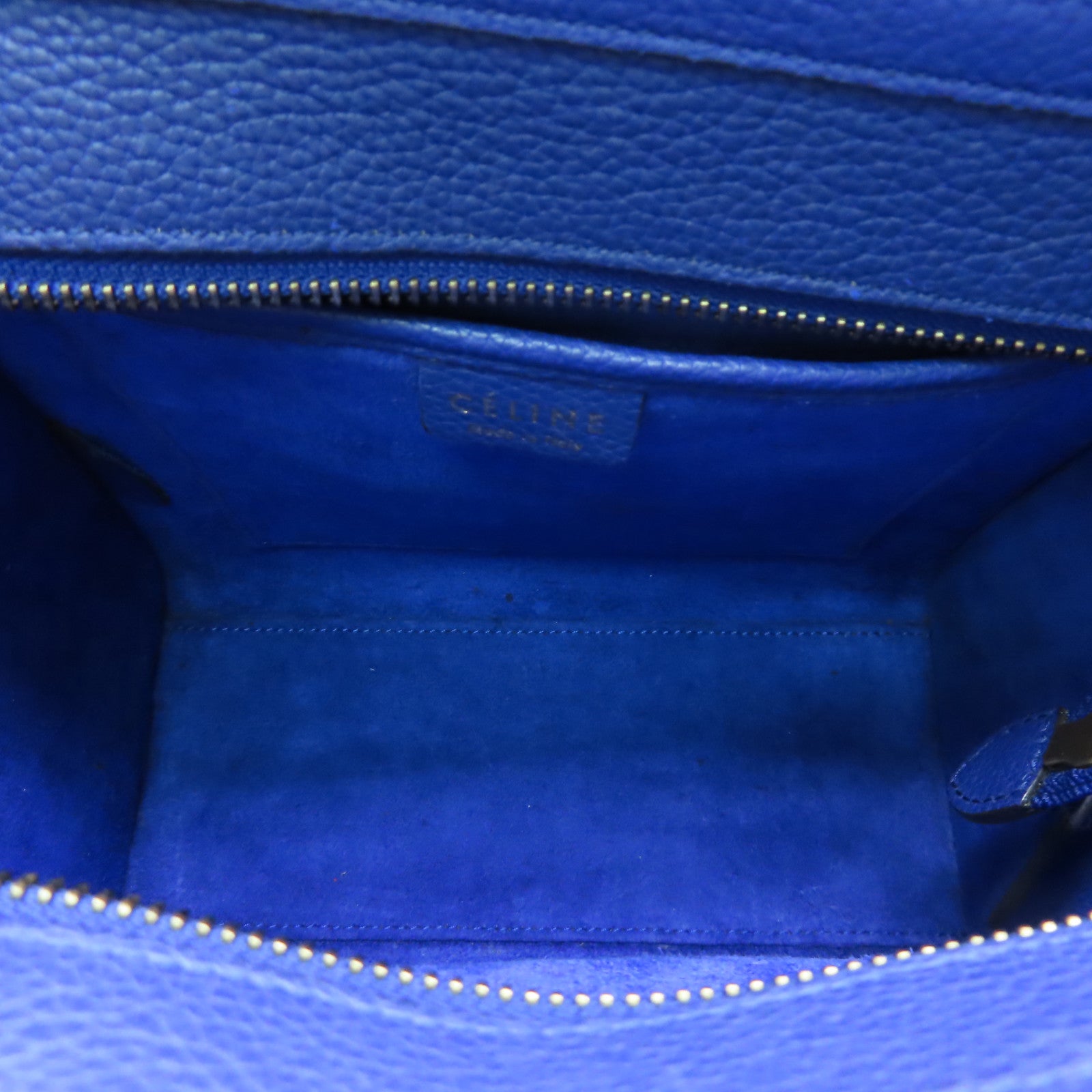 CELINE 【清倉大減價】牛皮皮革Nano Luggage金扣手挽肩背兩用袋