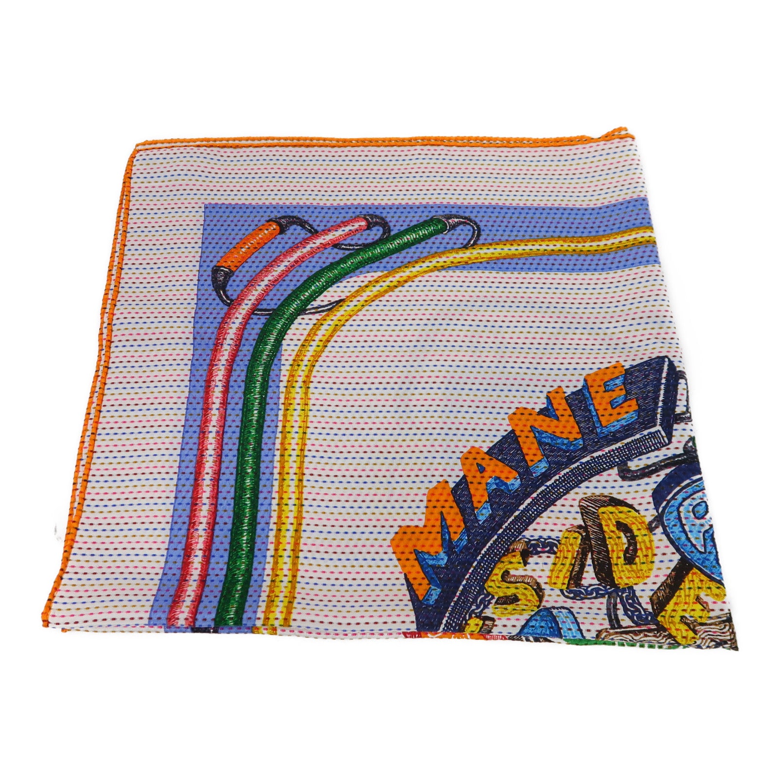 HERMES 絲質Scarf圍巾彩色