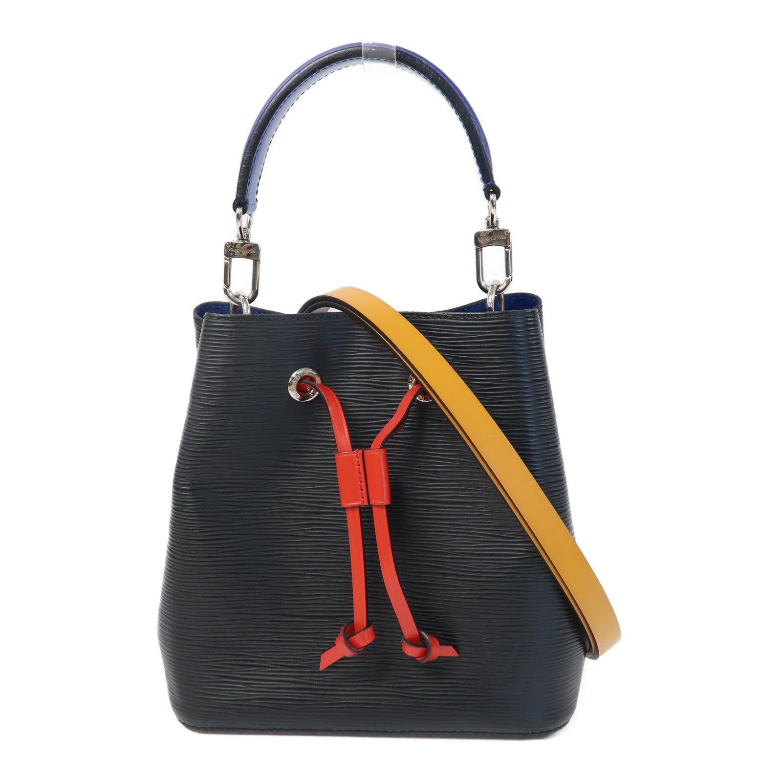 LOUIS VUITTON Epi Neo Noe BB銀扣手挽肩背兩用袋黑色