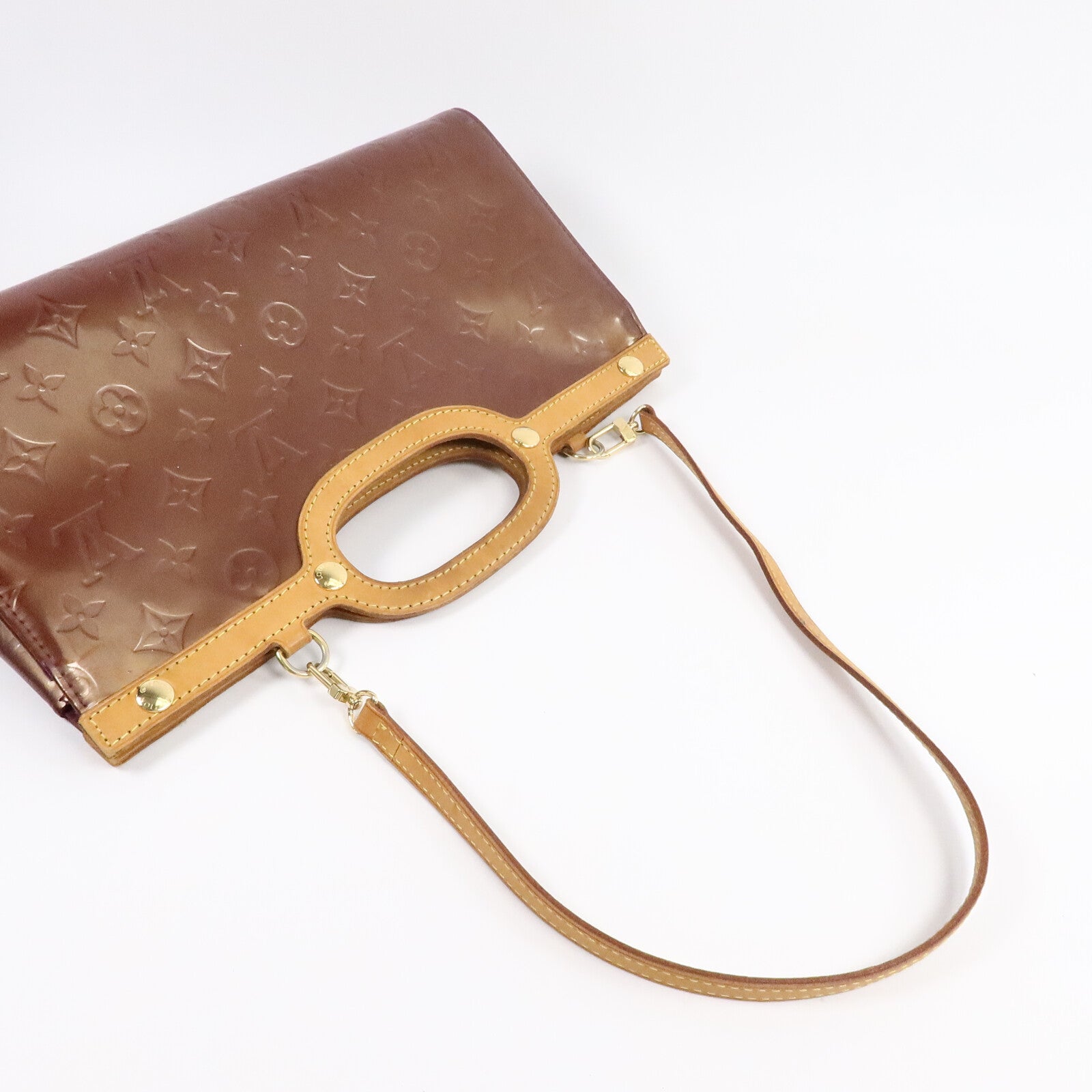LOUIS VUITTON Monogram Vernis Roxbury Drive手挽肩背兩用袋