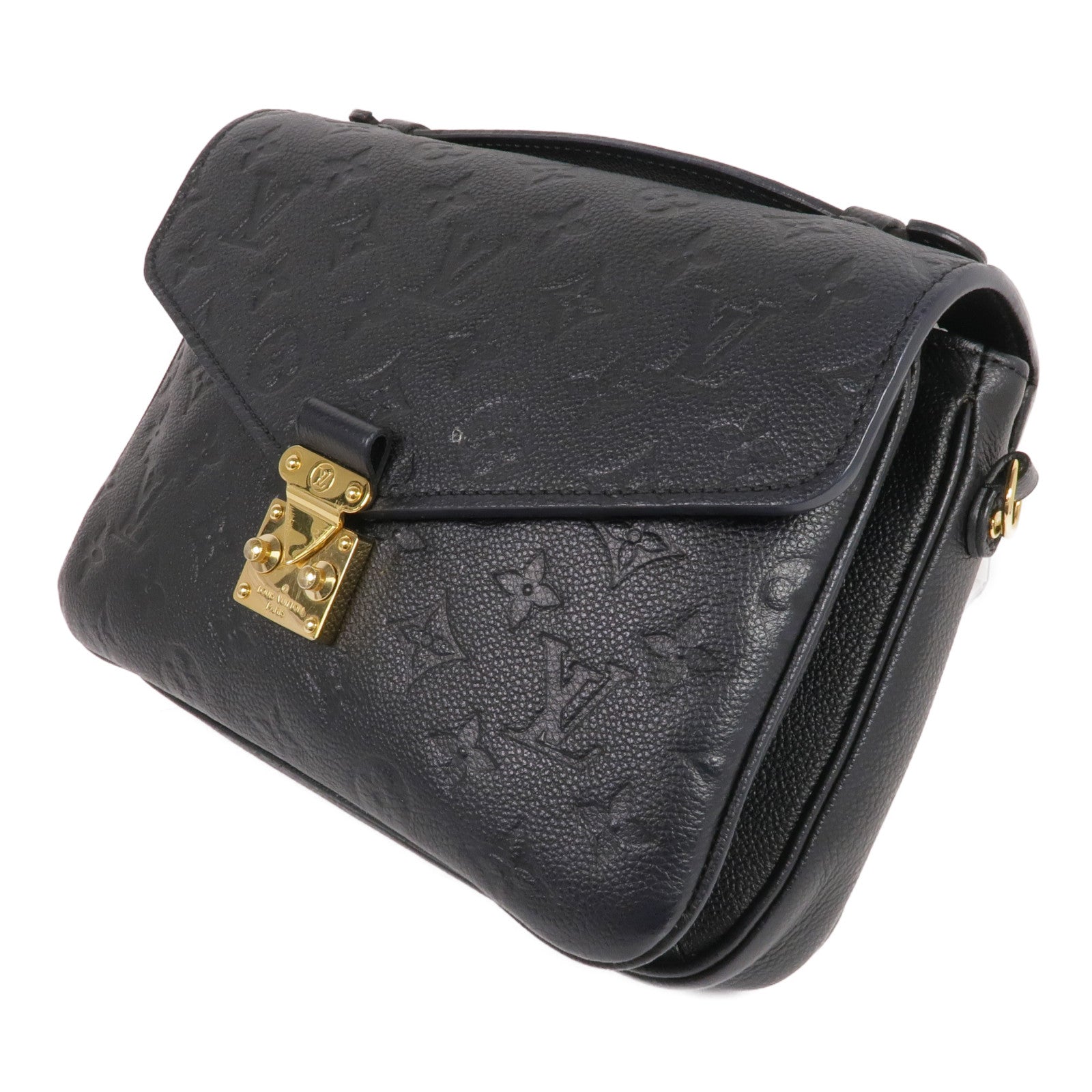 LOUIS VUITTON Monogram Empreinte Pochette Metis金扣手挽肩背兩用袋