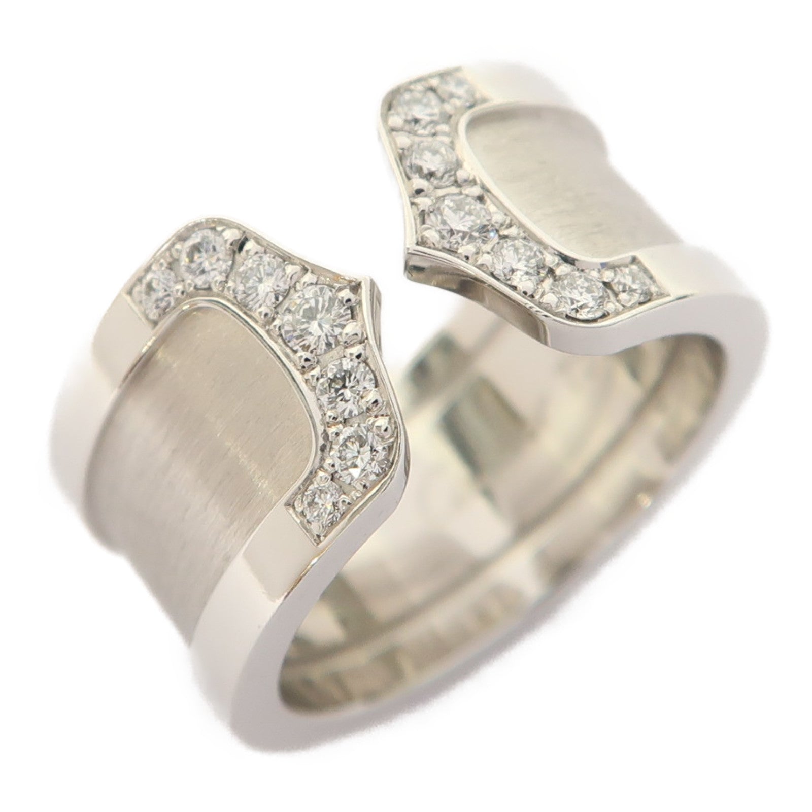 CARTIER 18K白金C2 Diamond Ring戒指US#5.75 #52