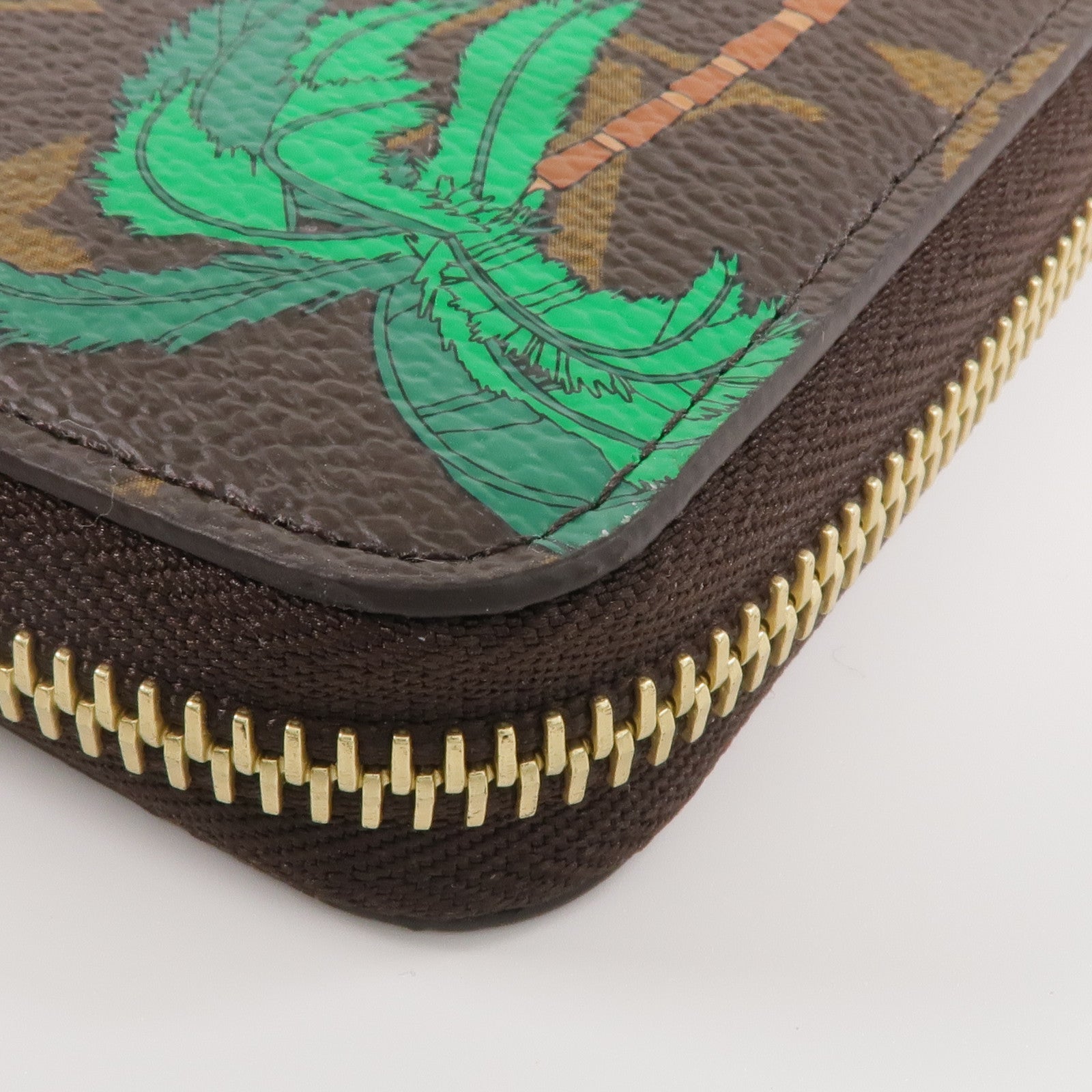 LOUIS VUITTON Monogram Vivienne Holiday Zippy Wallet金扣長錢包