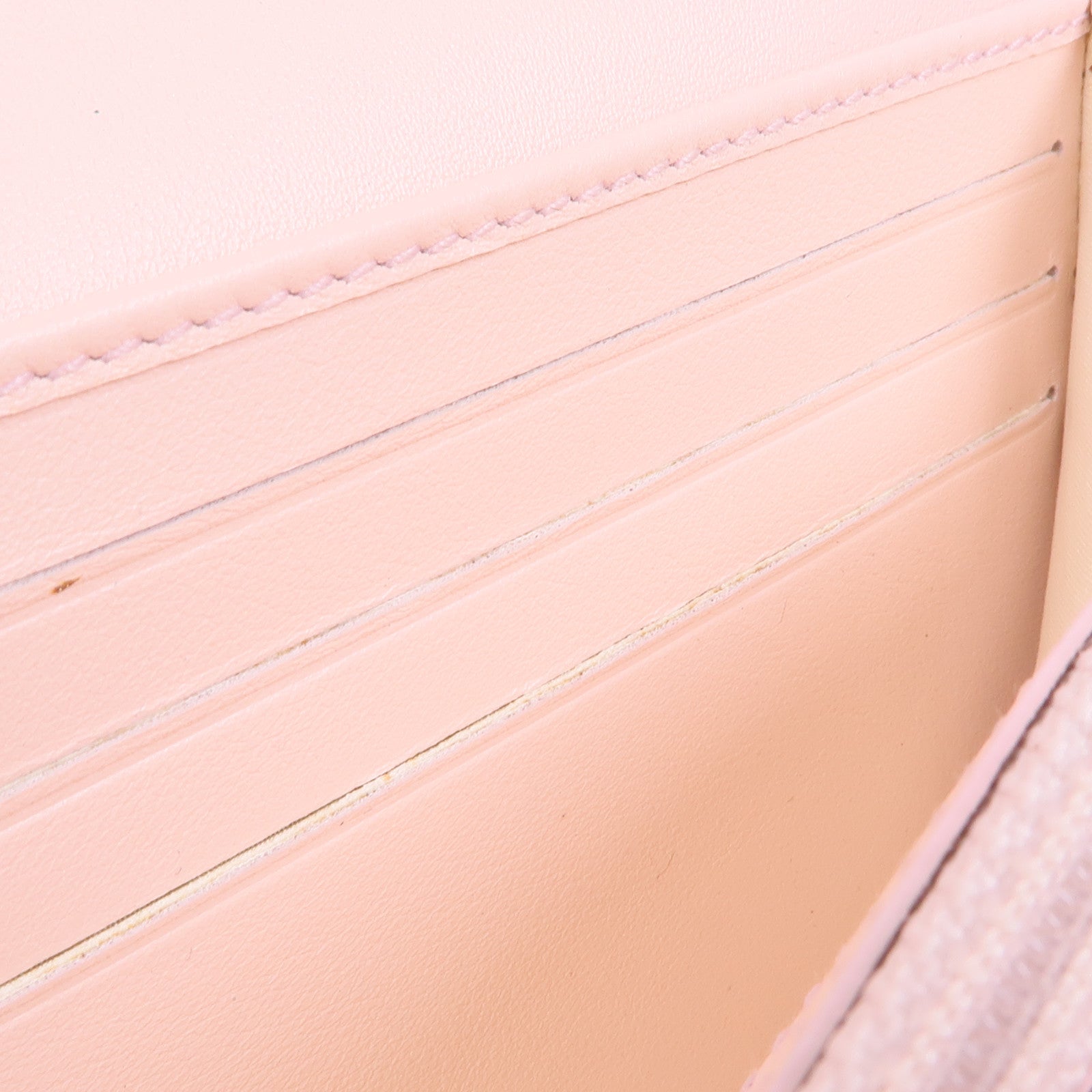 CHANEL 牛皮皮革Long Wallet銀扣長錢包