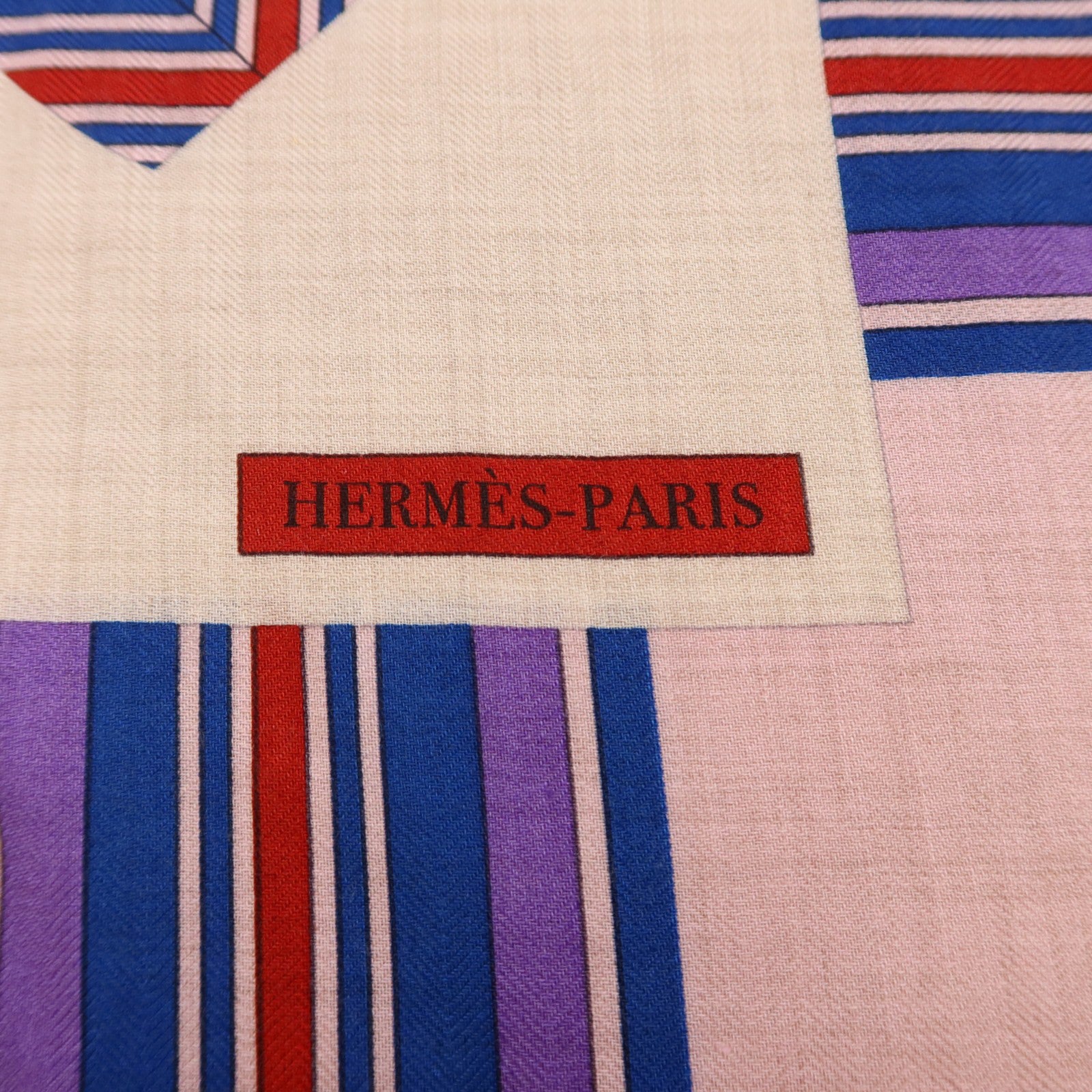 HERMES 羊絨/絲質Mors A Jouets Bandana Shawl 140絲巾