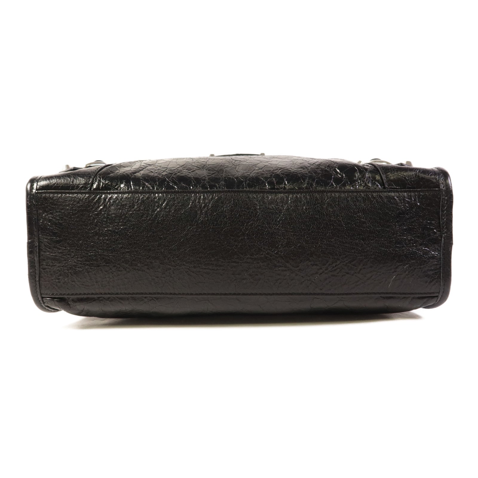 BALENCIAGA 羊皮皮革Le City Small Bag銀扣手挽肩背兩用袋