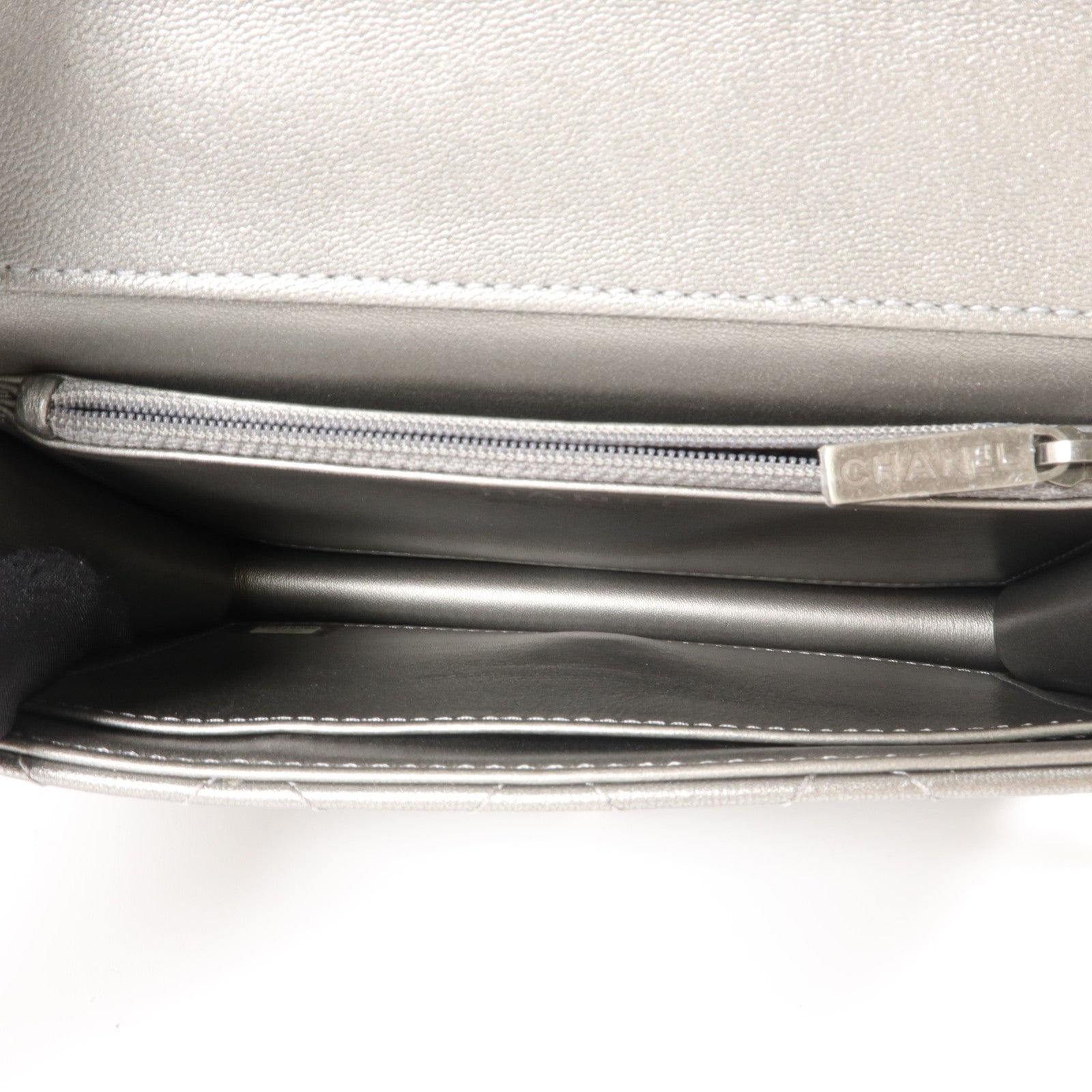 CHANEL 牛皮皮革Matelasse Small Flap Bag鏈帶肩背袋