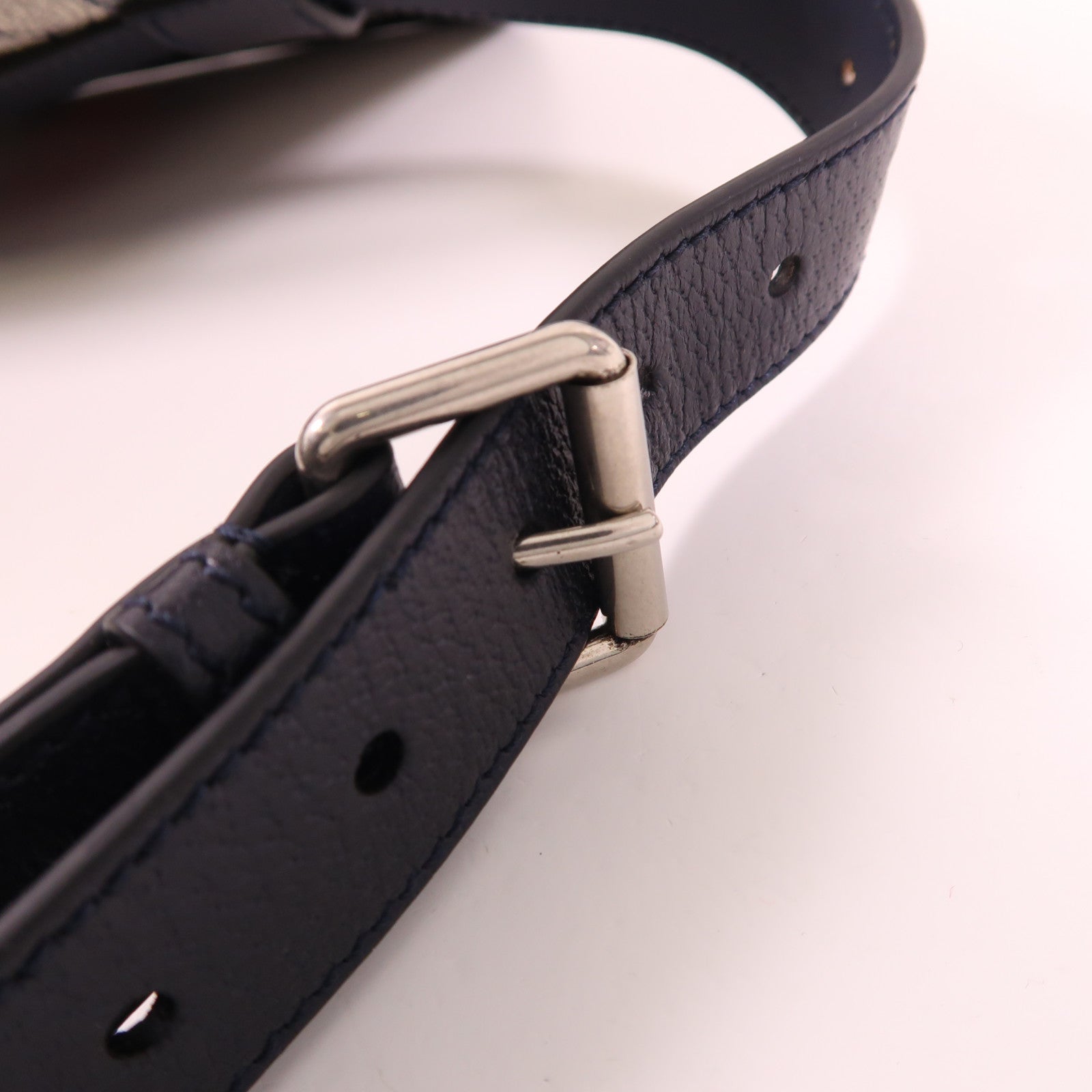 GUCCI 塗層帆布Ophidia GG Supreme銀扣腰包