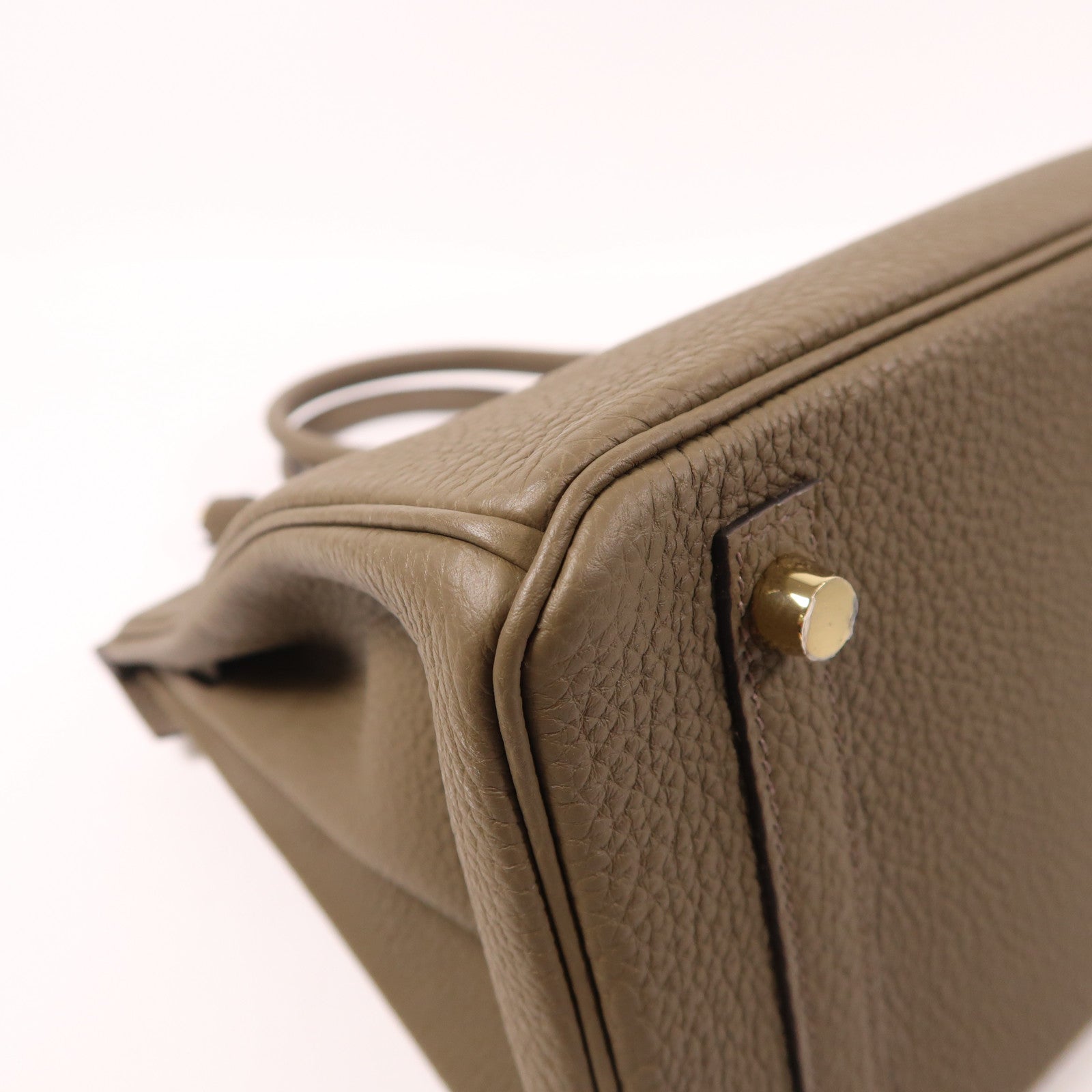 HERMES Togo皮革Birkin 30金扣手挽袋