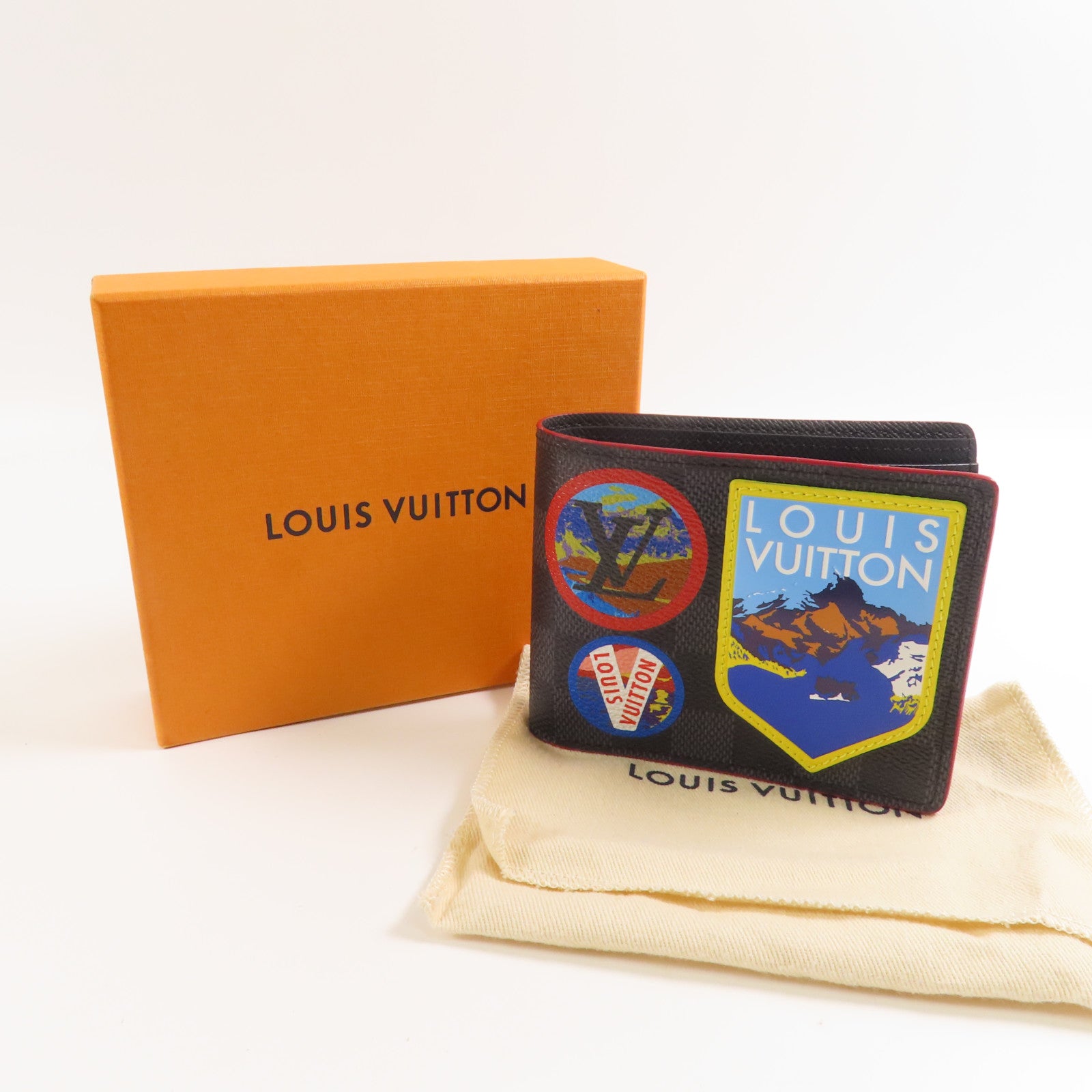 LOUIS VUITTON Damier Graphite Alps Wallet錢包
