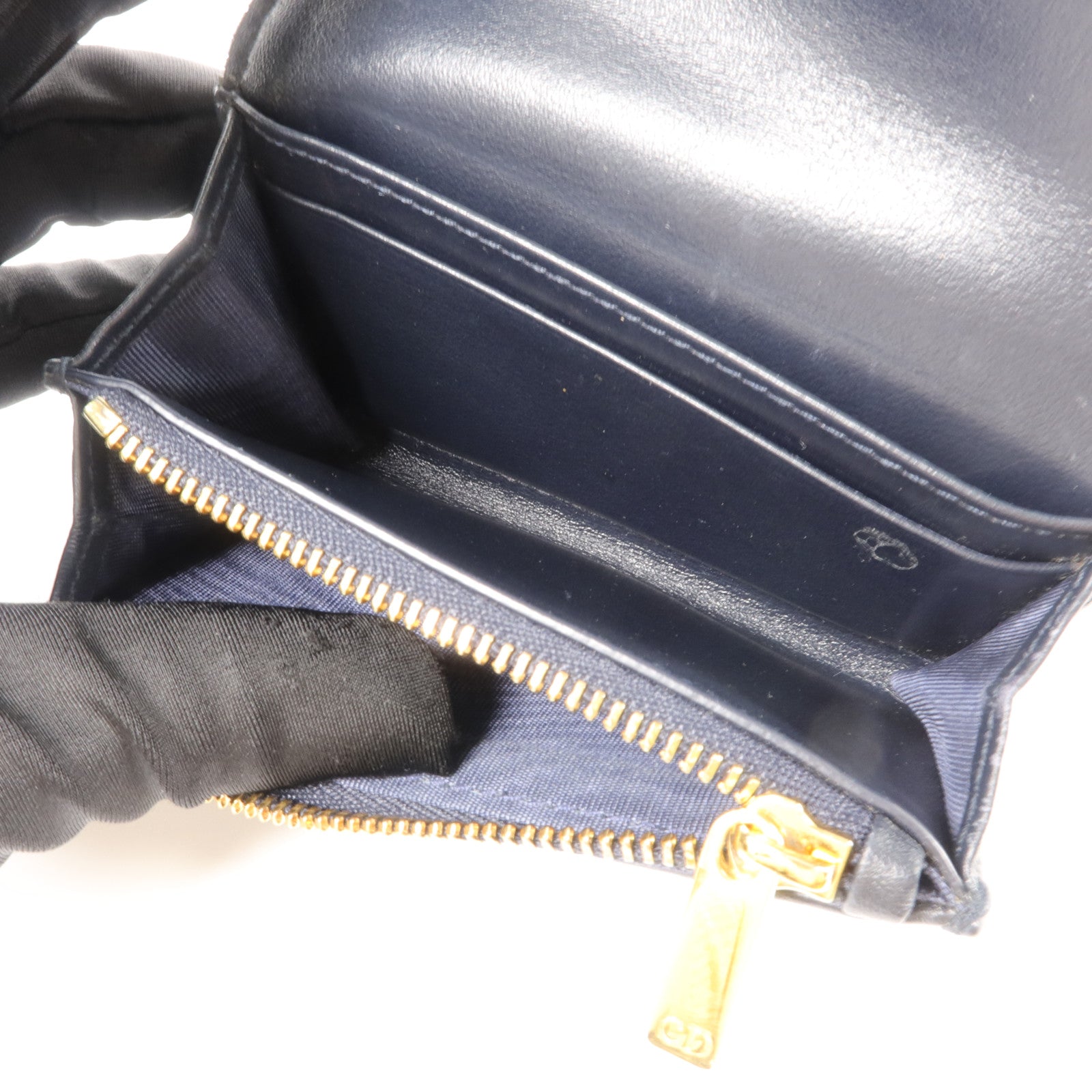 Dior 帆布30 Montaigne Glycine Card Wallet卡片套