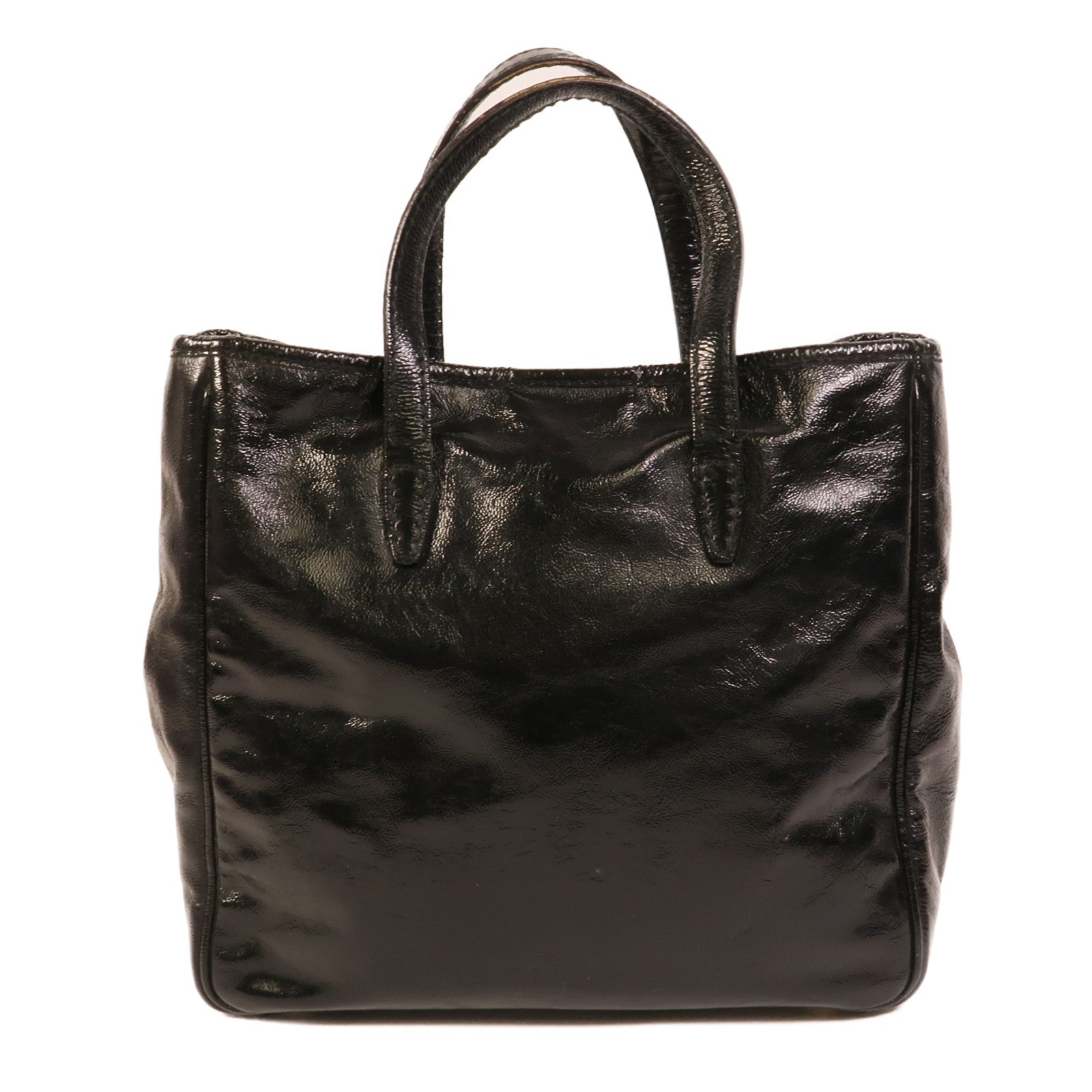 YVES SAINT LAURENT 漆皮皮革Tote Bag手挽袋