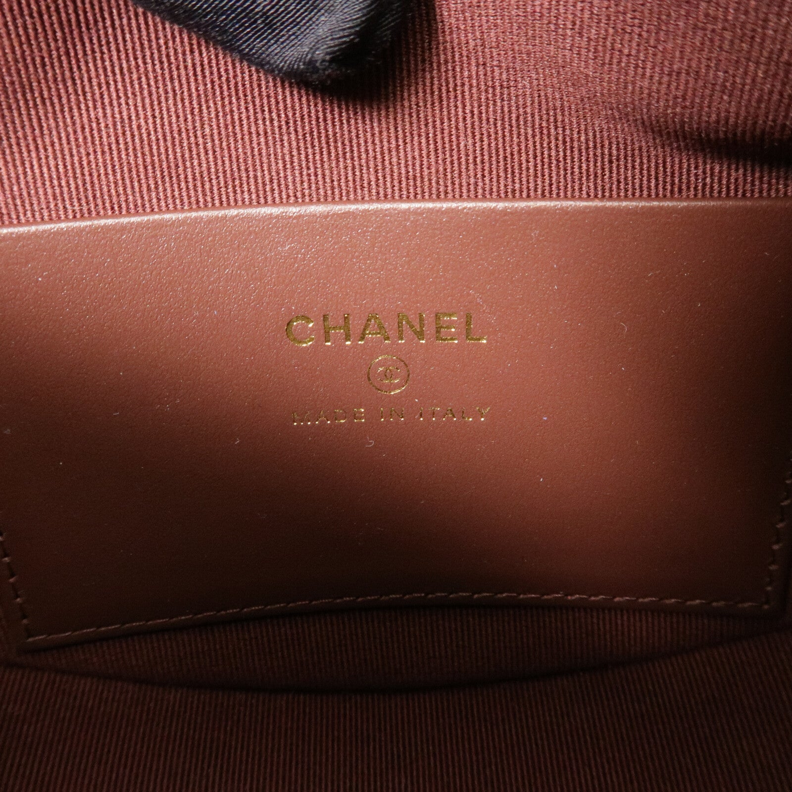 CHANEL 牛皮皮革Hobo鏈帶手挽肩背兩用袋