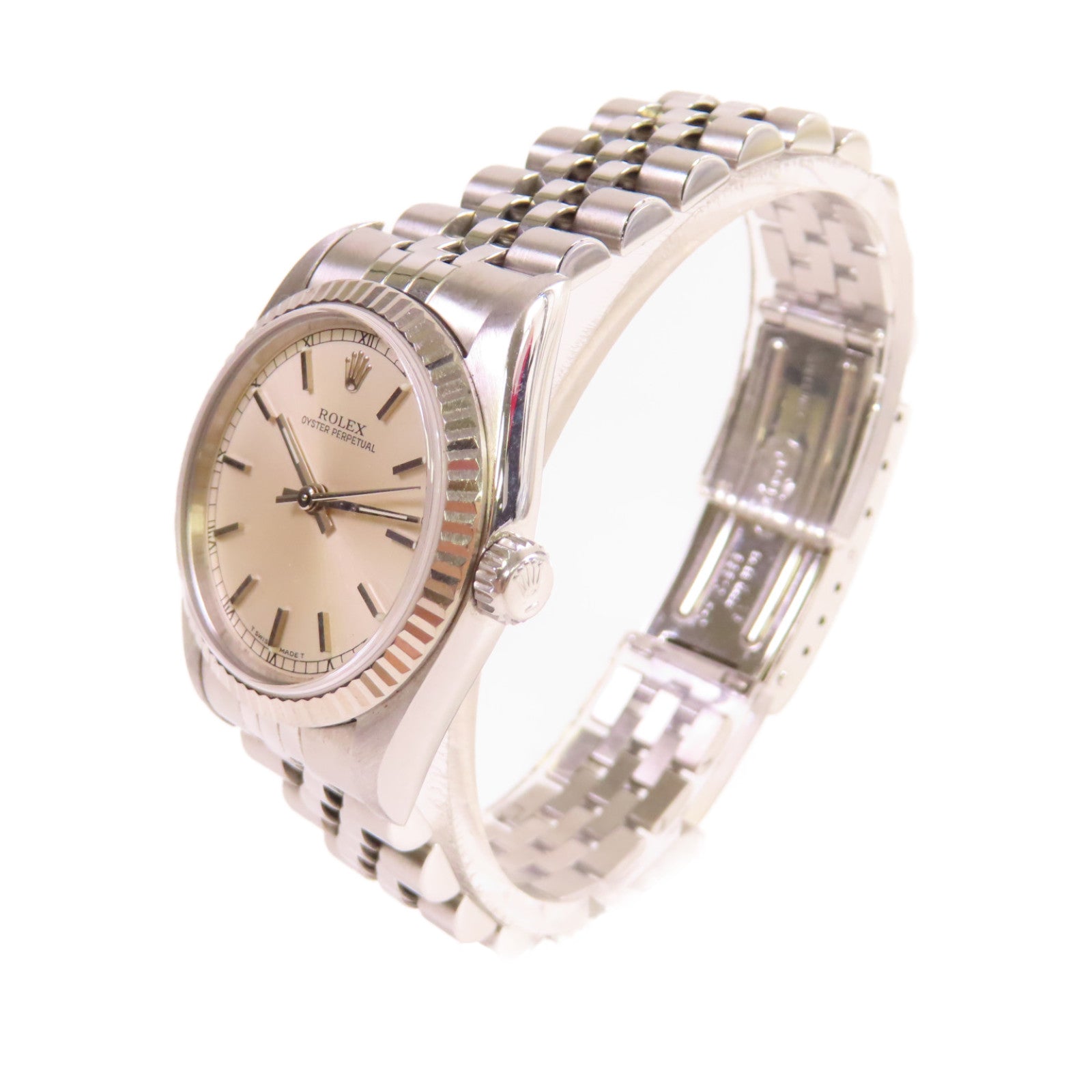 ROLEX Oyster Perpetual Watch不鏽鋼自動機芯手錶貝殼色
