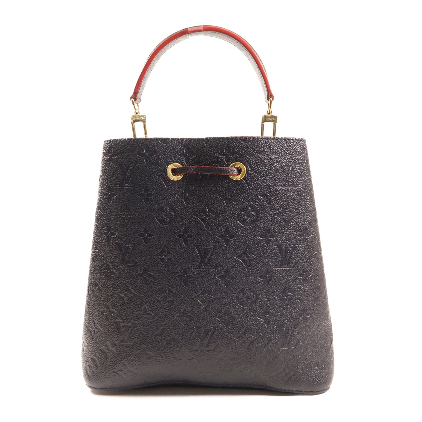 LOUIS VUITTON Monogram Empreinte Neo Noe MM金扣手挽肩背兩用袋