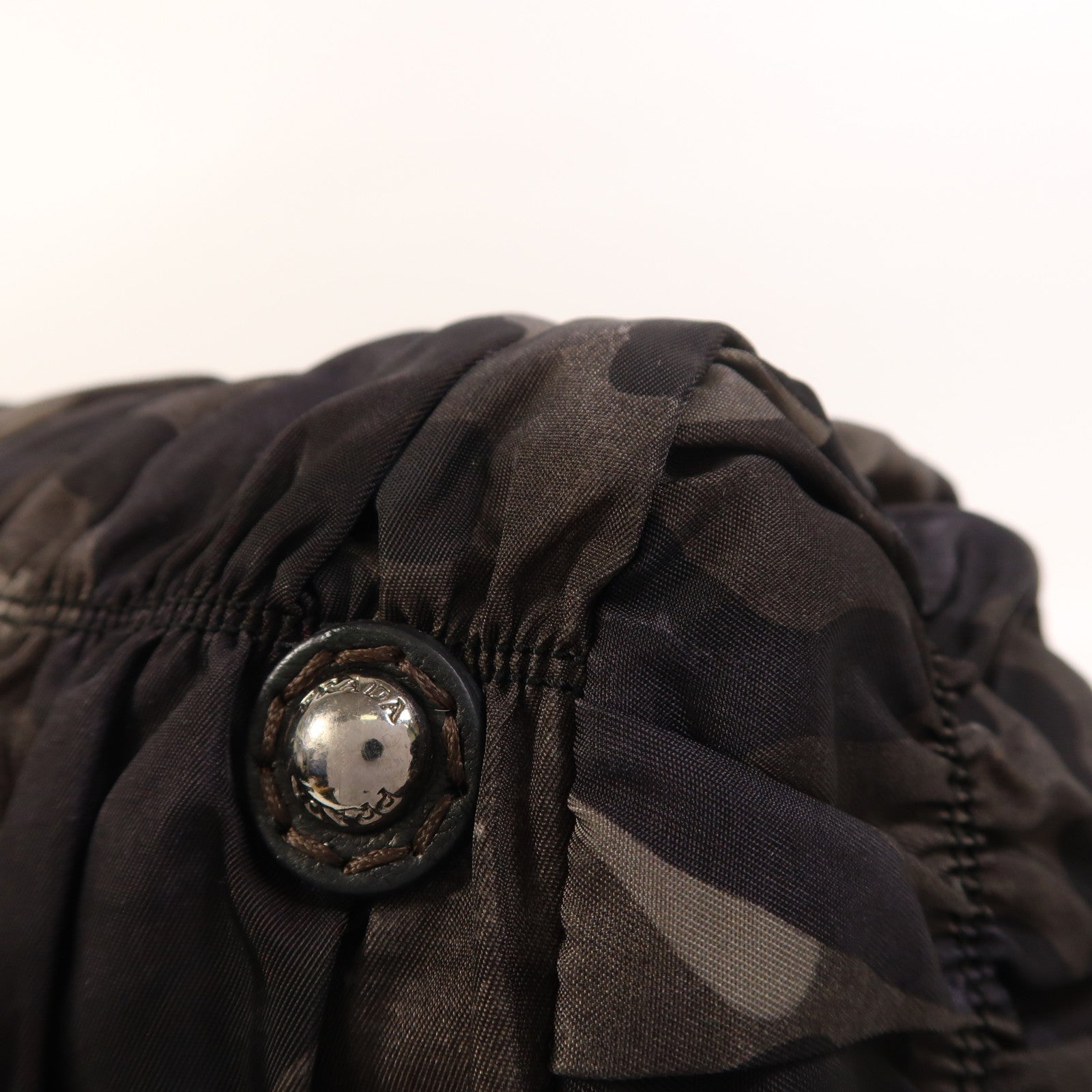 PRADA 尼龍2 Way Shoulder銀扣手挽肩背兩用袋