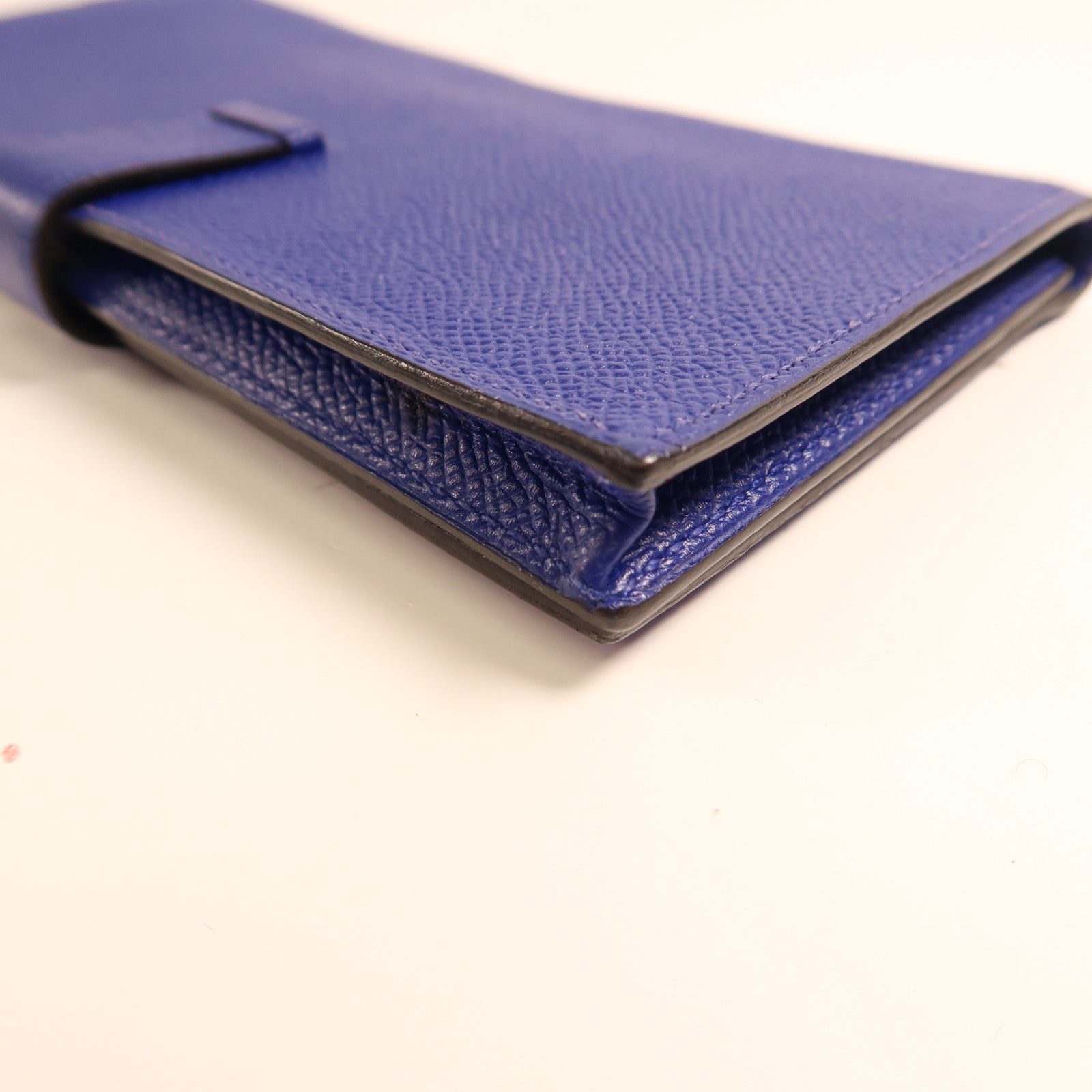 HERMES 【激減優惠】Epsom皮革Bearn Long Wallet銀扣長錢包