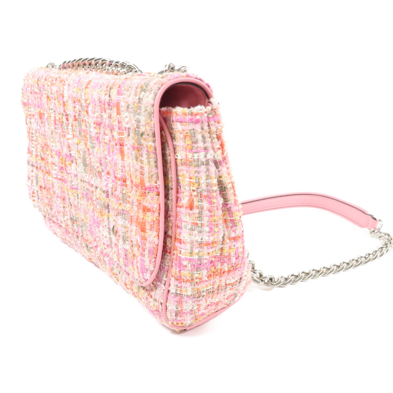 Kate Spade 【激減優惠】Tweed Shoulder Bag銀扣鏈帶肩背袋