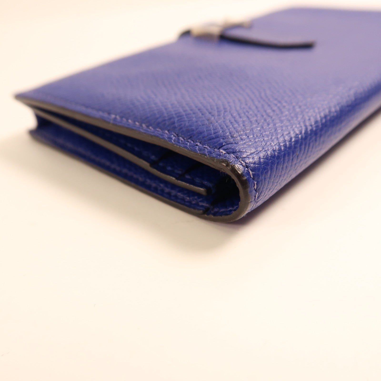 HERMES 【激減優惠】Epsom皮革Bearn Long Wallet銀扣長錢包