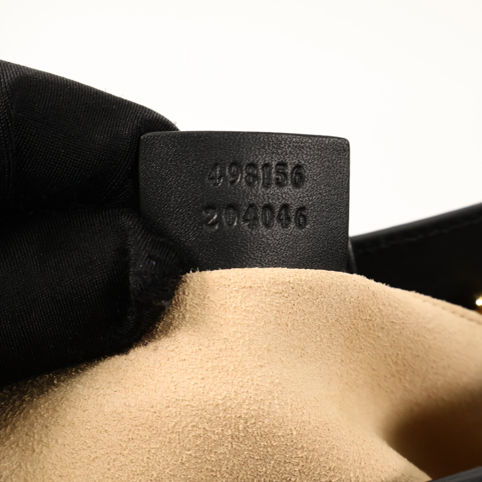 GUCCI 塗層帆布Padlock GG Small鏈帶肩背袋