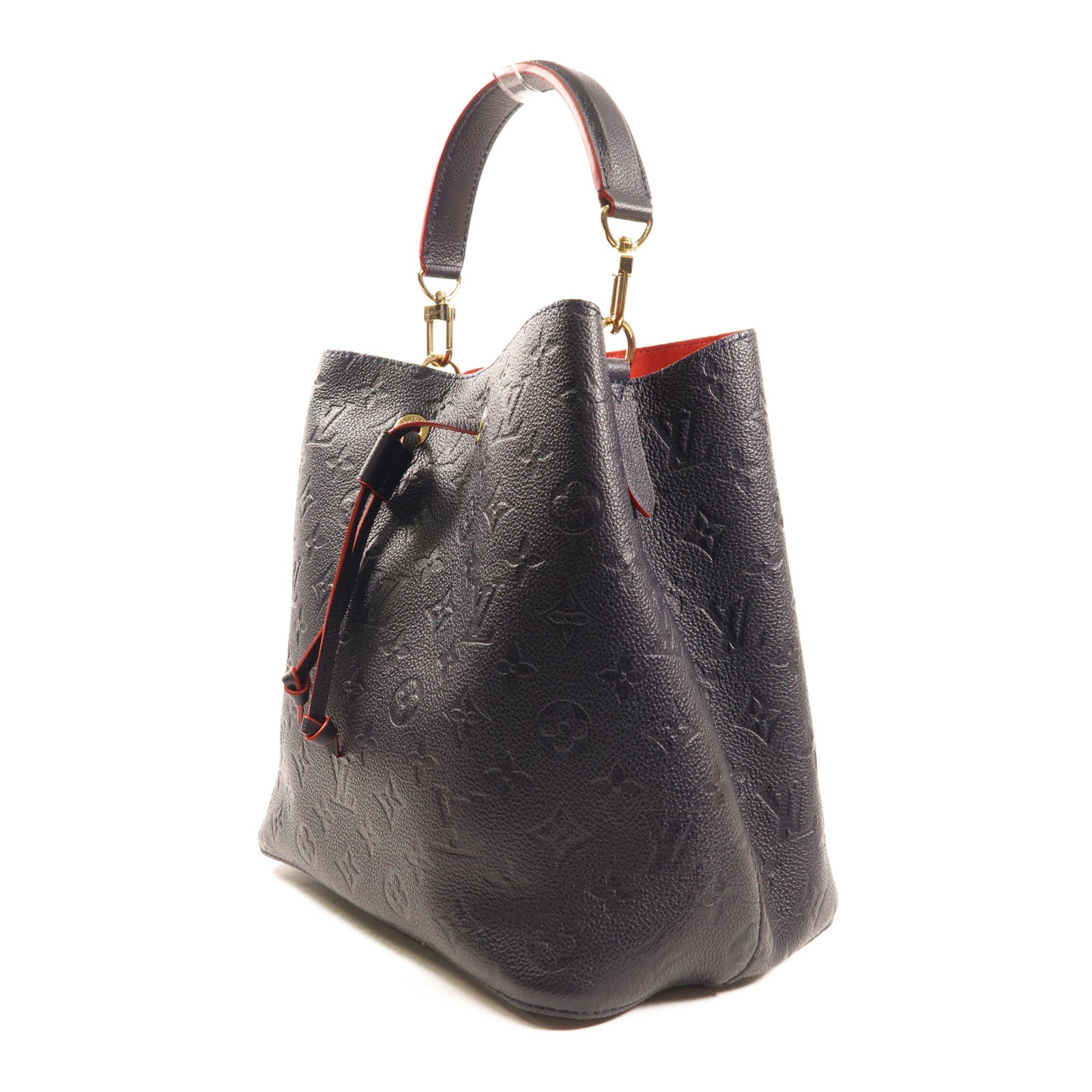 LOUIS VUITTON Monogram Empreinte Neo Noe MM金扣手挽肩背兩用袋