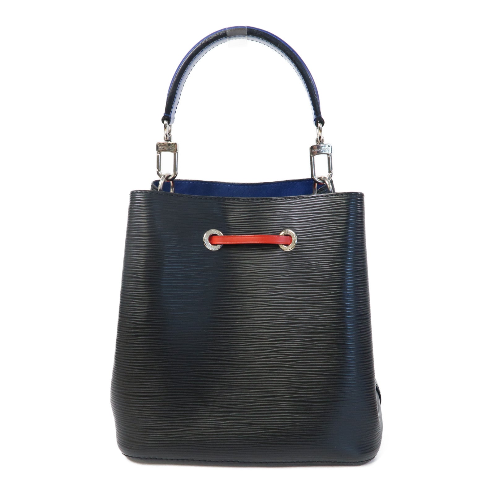 LOUIS VUITTON Epi Neo Noe BB銀扣手挽肩背兩用袋黑色