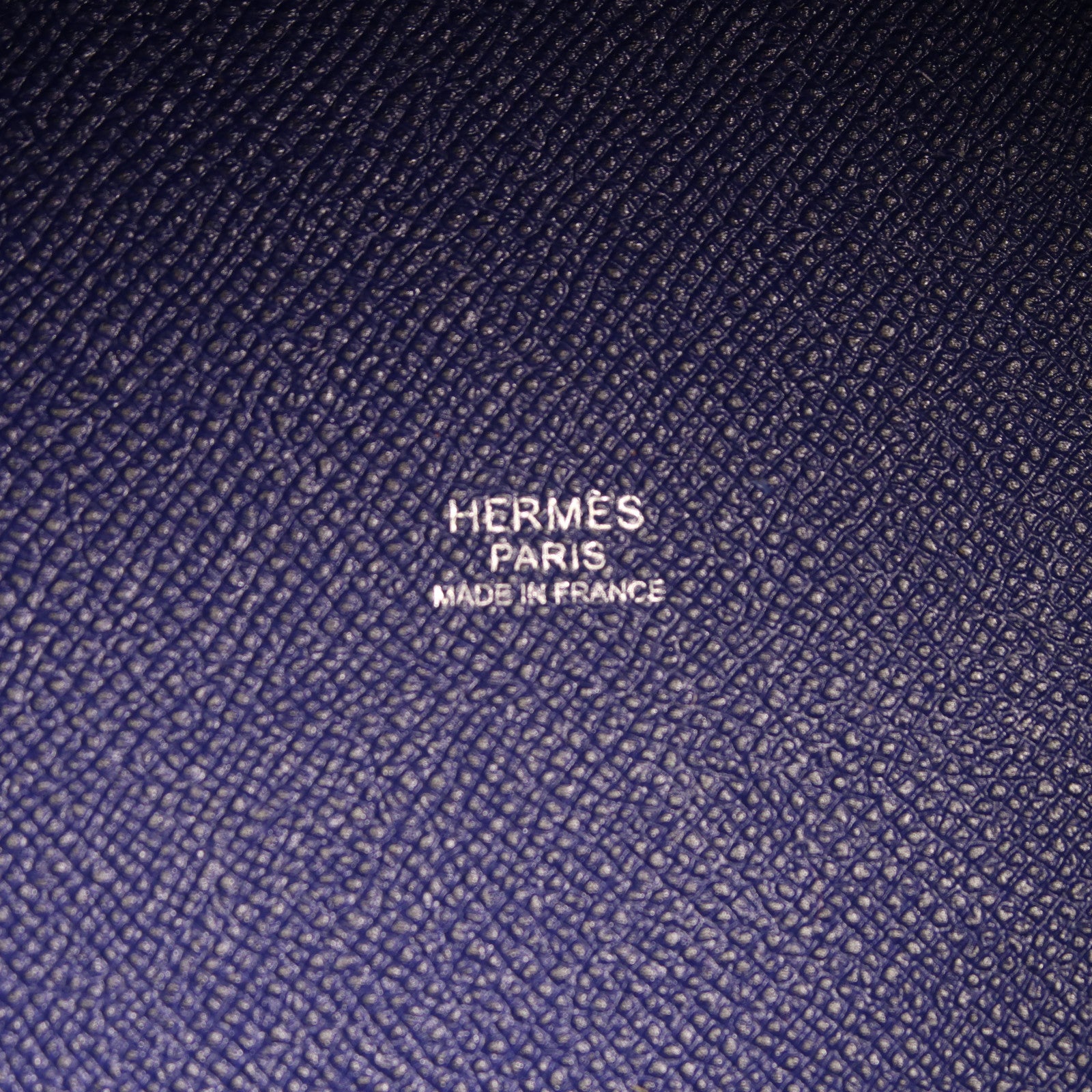 HERMES Epsom皮革Picotin MM銀扣手挽袋Bleu Encre