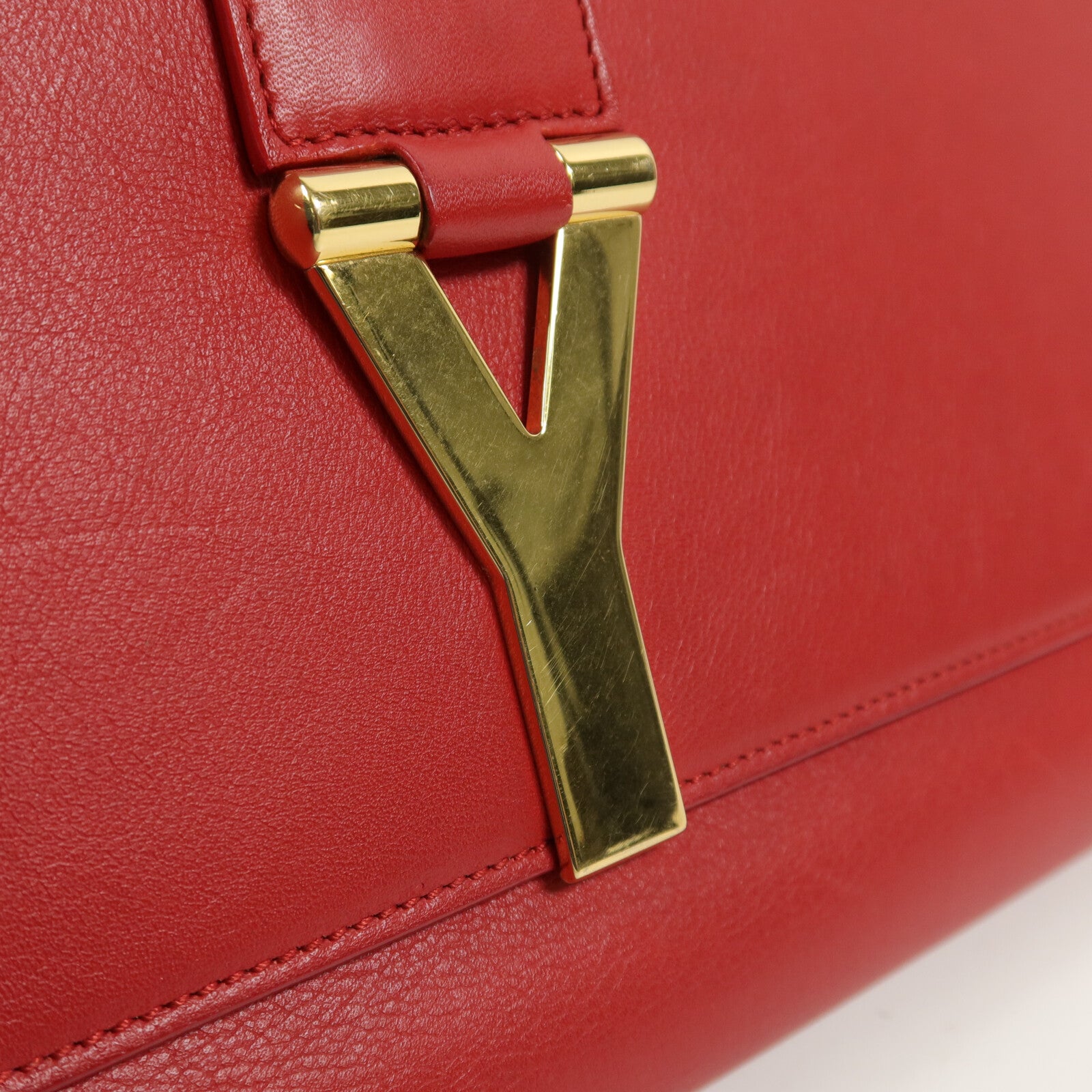 SAINT LAURENT 牛皮皮革Y Clutch Bag手拿包