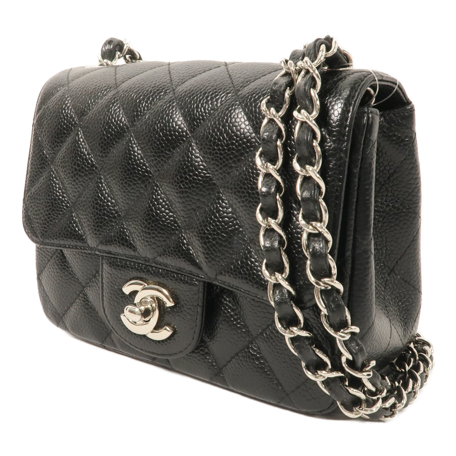 CHANEL 牛皮皮革Classic 17鏈帶肩背袋