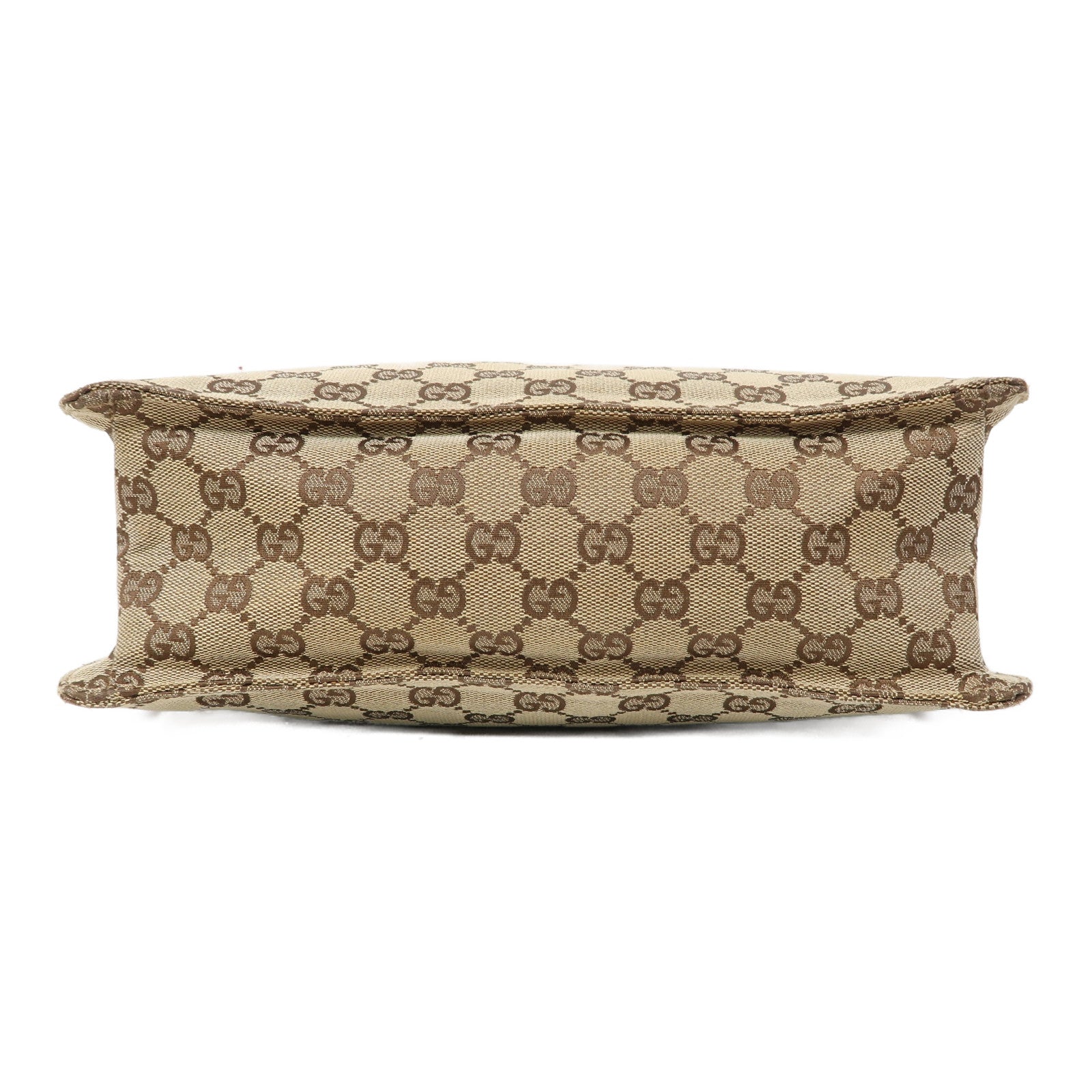 GUCCI 帆布Shoulder Bag金扣肩背袋啡色