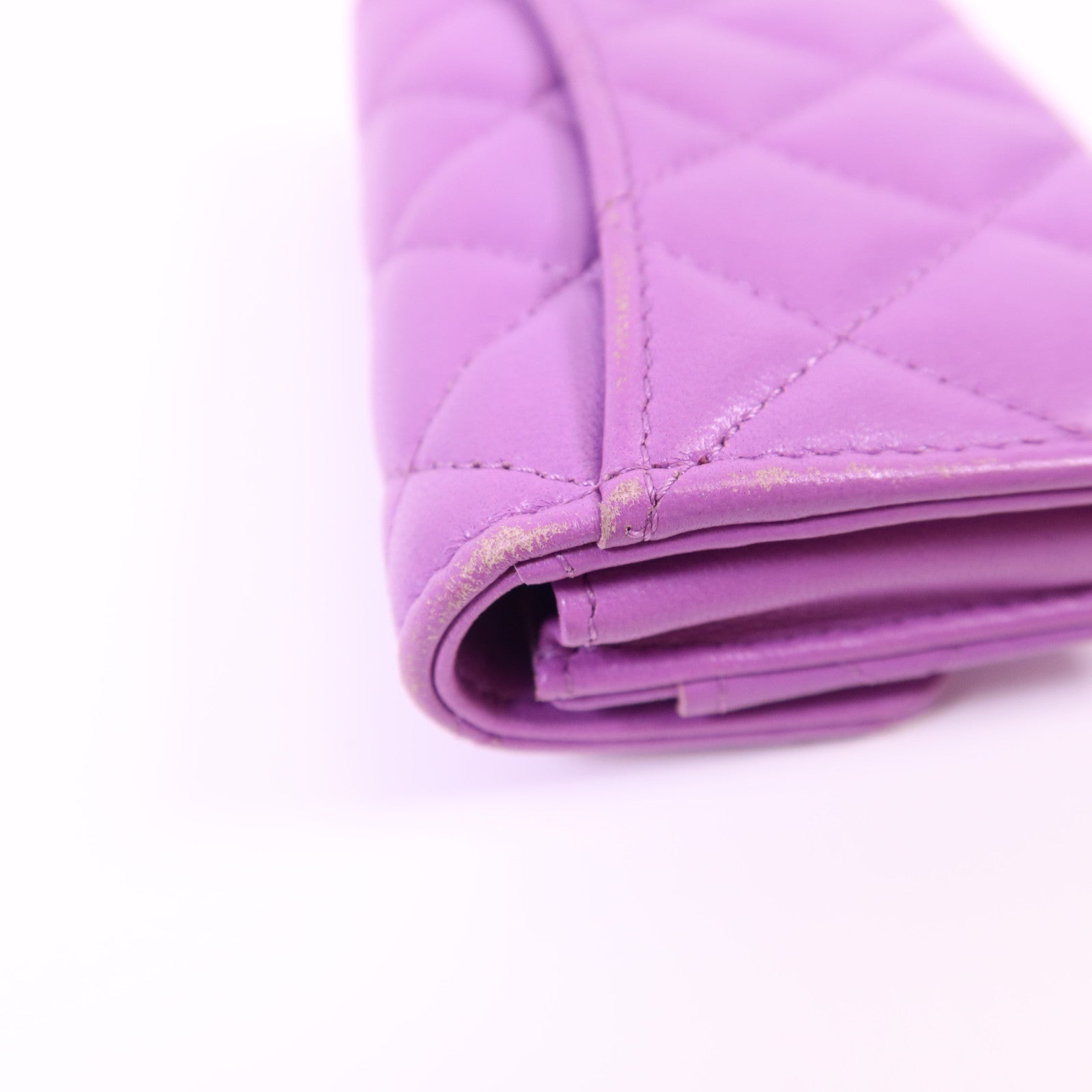 CHANEL 羊皮皮革Card Case銀扣卡片套