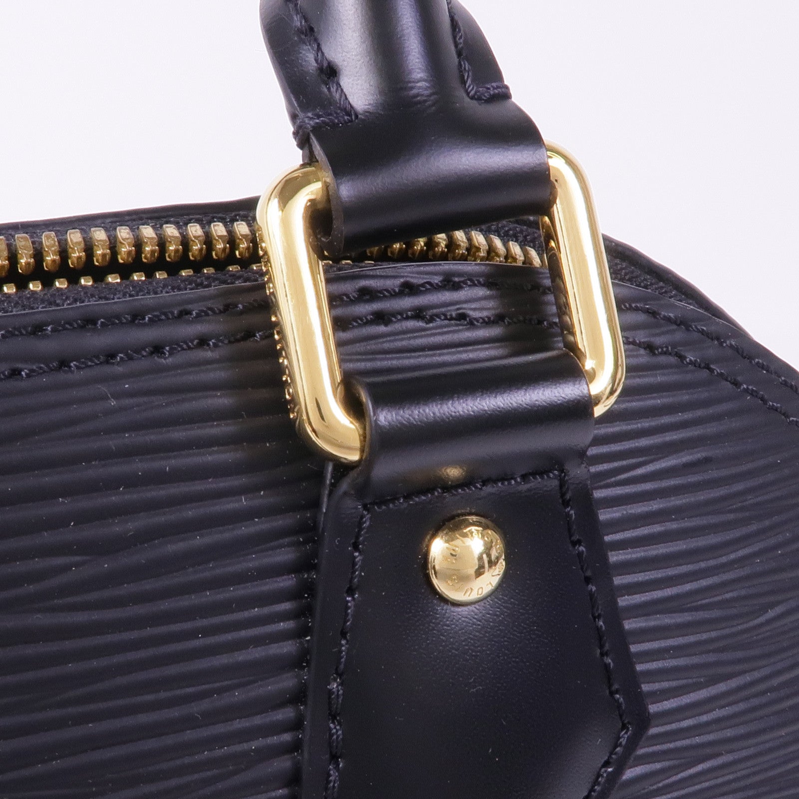 LOUIS VUITTON Epi LV x TM Alma BB金扣手挽肩背兩用袋
