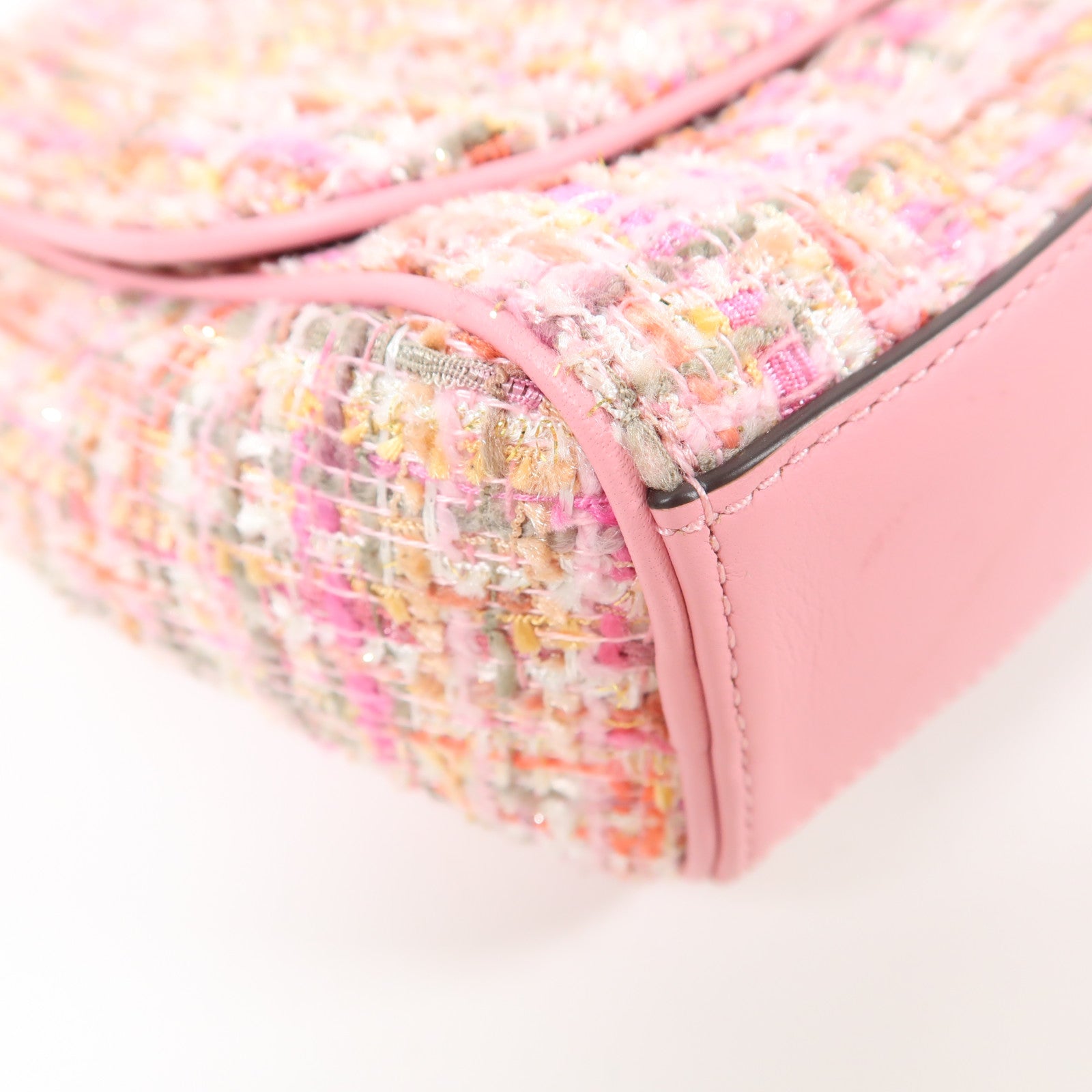 Kate Spade 【激減優惠】Tweed Shoulder Bag銀扣鏈帶肩背袋