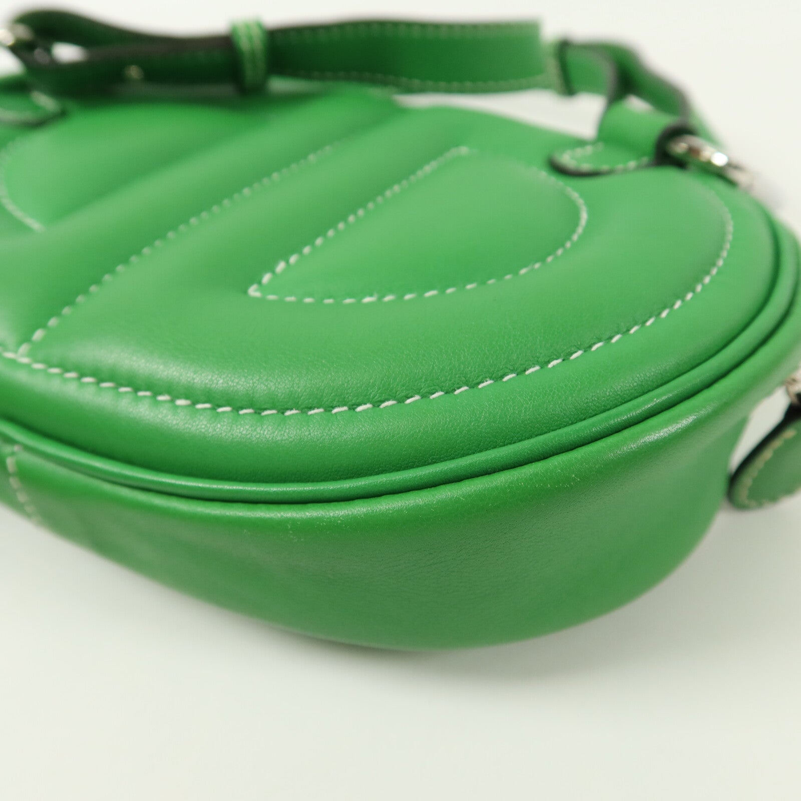 HERMES Swift皮革In The Loop Belt Bag腰包Bamboo/Blue Brume