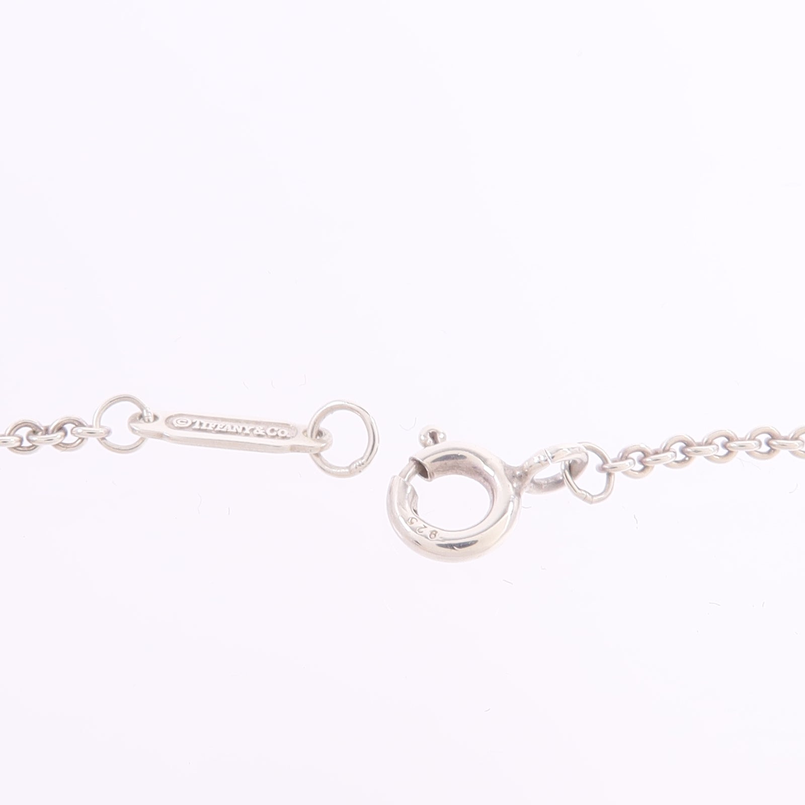 TIFFANY＆CO 925純銀Double Square Pendant項鍊