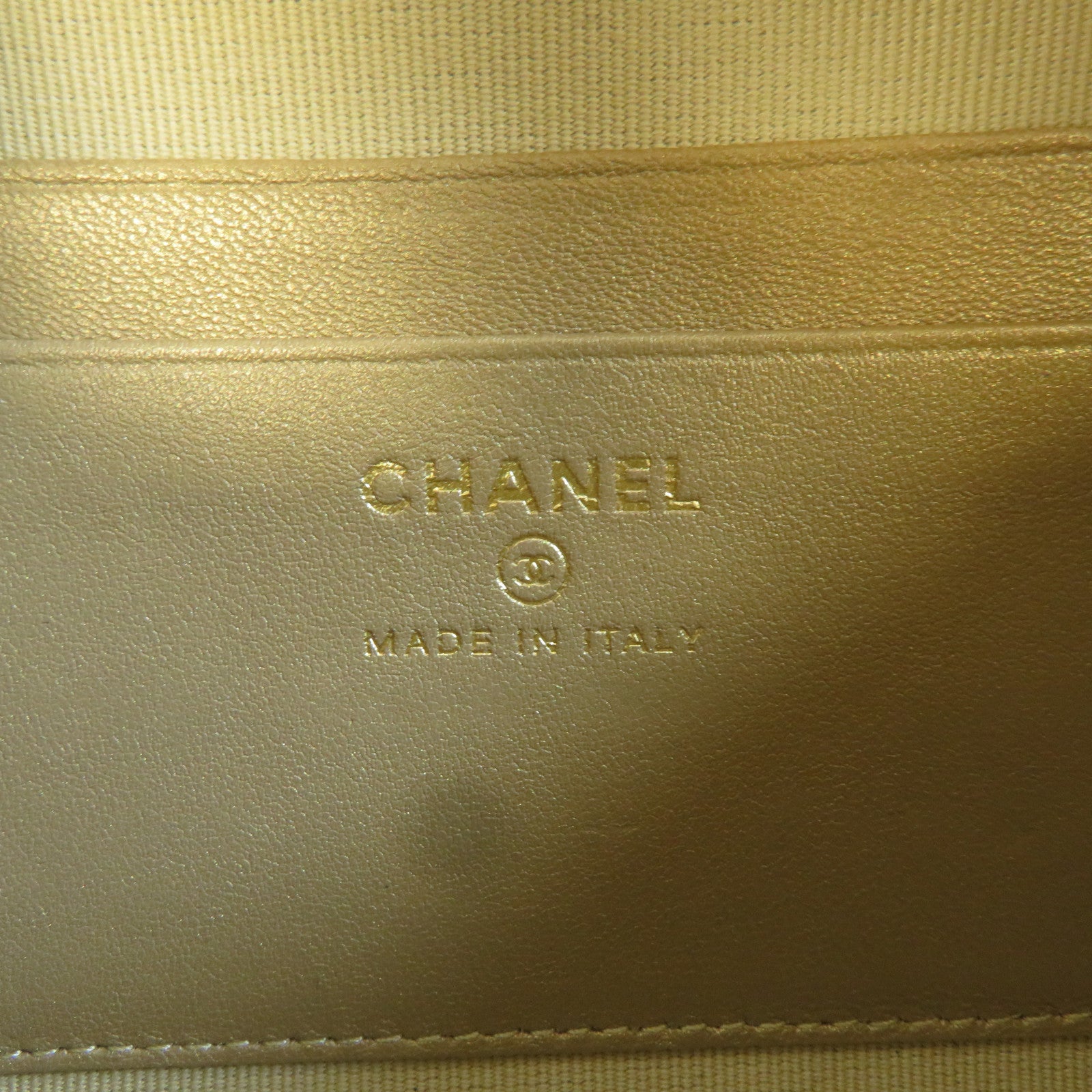 CHANEL 【激減優惠】菱格羊皮皮革Chain Shoulder金扣鏈帶肩背袋黑色