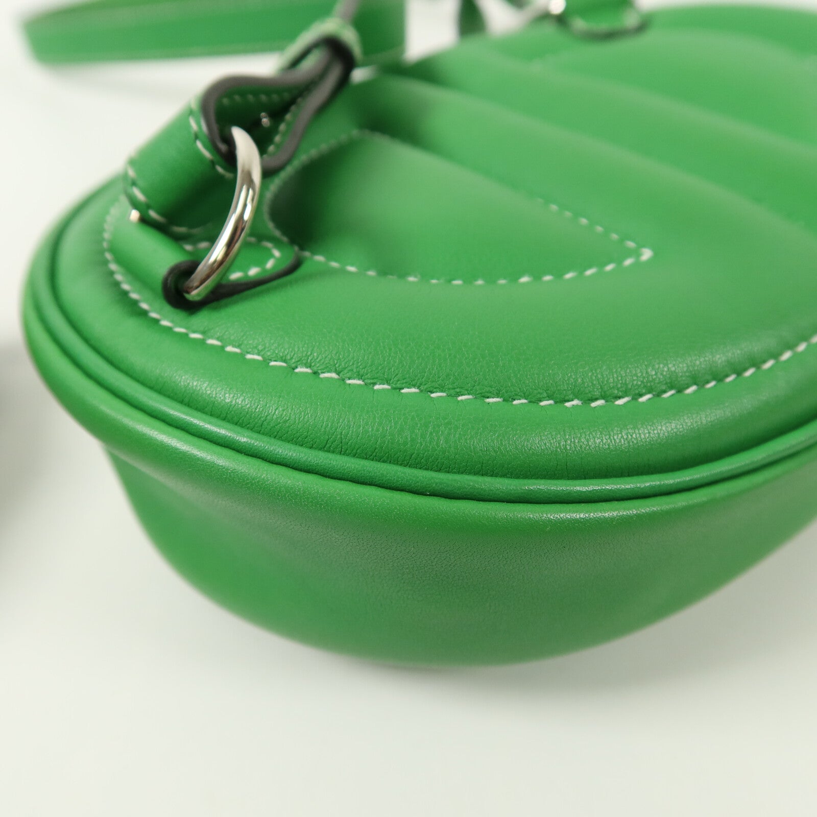 HERMES Swift皮革In The Loop Belt Bag腰包Bamboo/Blue Brume