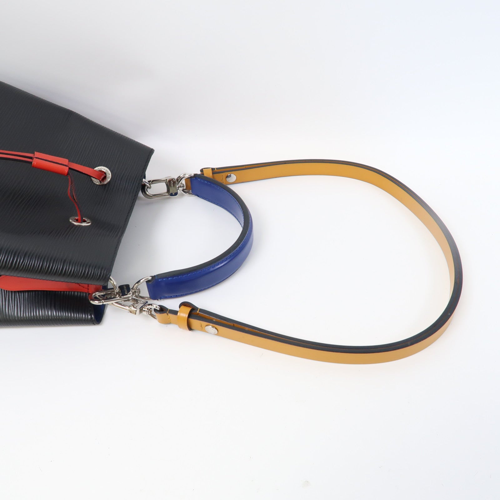 LOUIS VUITTON Epi Neo Noe BB銀扣手挽肩背兩用袋黑色