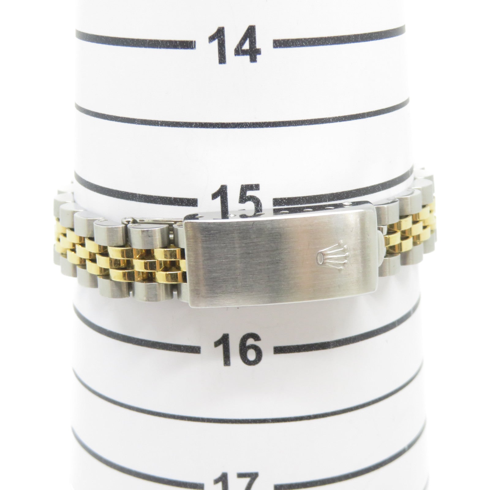 ROLEX Datejust Lady 26 1990不鏽鋼/18K黃金手錶自動機芯米色