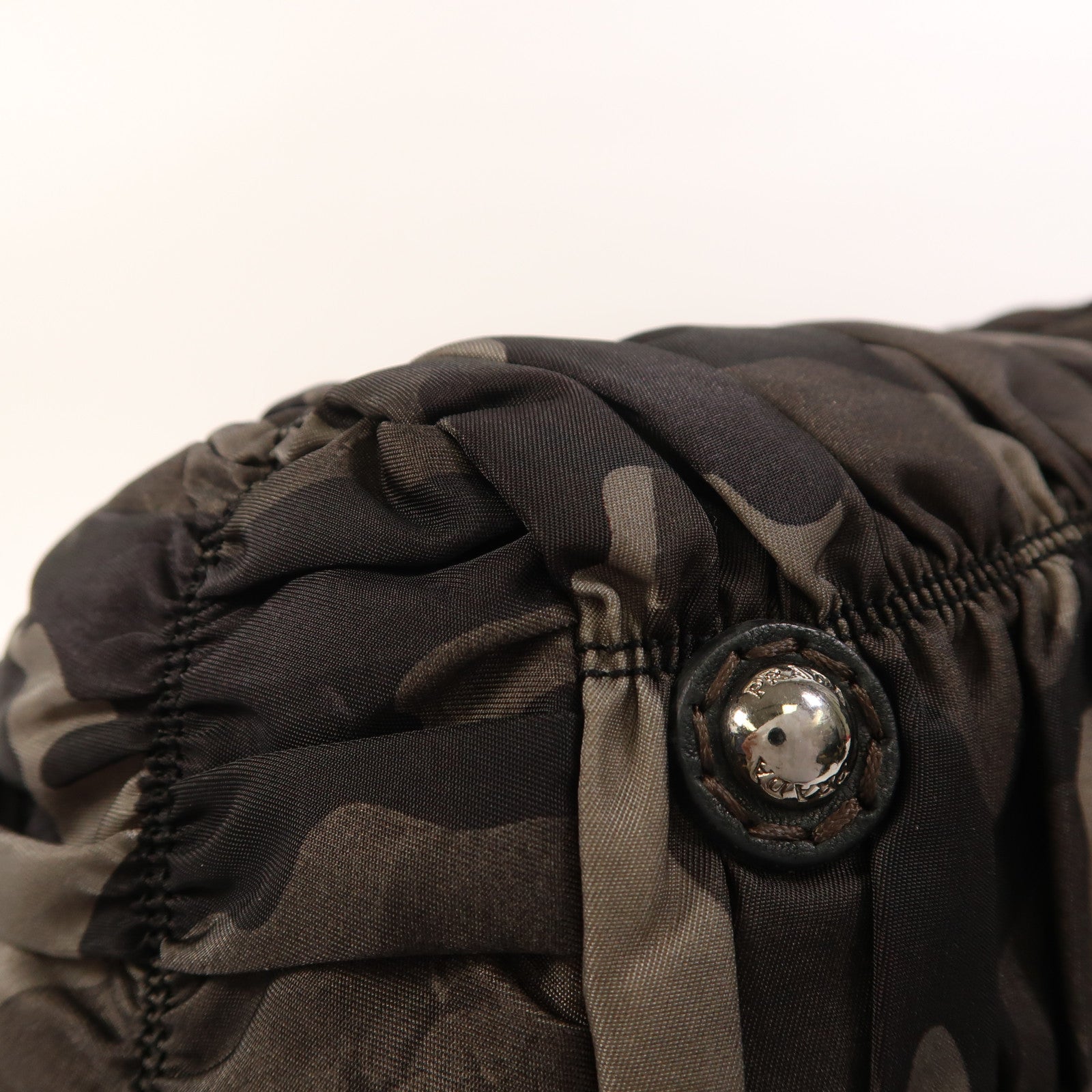 PRADA 尼龍2 Way Shoulder銀扣手挽肩背兩用袋